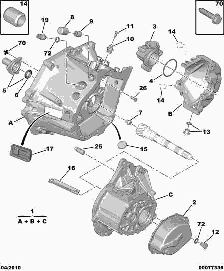 PEUGEOT (DF-PSA) 2105 35 - Casquillo guía, embrague parts5.com