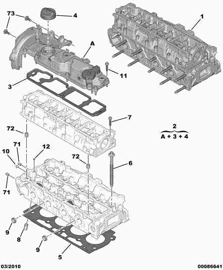 DS 0249.G2 - Φλάντζα, κάλυμμα κυλινδροκεφαλής parts5.com