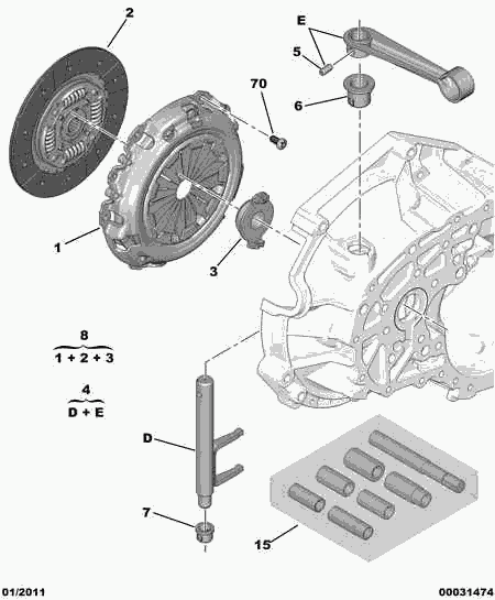 CITROËN 2041.64 - Irroituslaakeri parts5.com