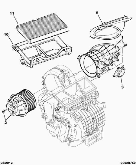 CITROËN (DF-PSA) 6447 NV - Filter, zrak notranjega prostora parts5.com