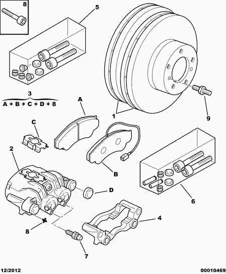 PEUGEOT 4246 Z1 - Disc frana parts5.com