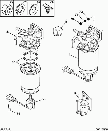 PEUGEOT 1906 94 - Fuel filter parts5.com