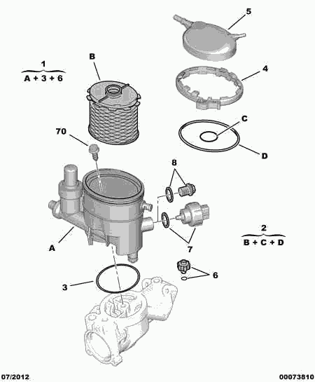 CITROËN 1906 49 - Filtr paliwa parts5.com