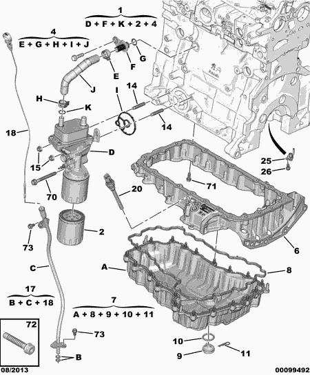 CITROËN 98 075 943 80 - Hladilnik olja, motorno olje parts5.com