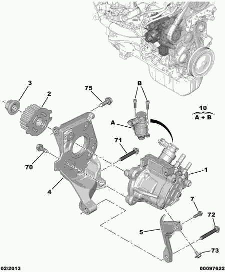 PEUGEOT 98 064 489 80 - Supapa reglaj, cantitate combustibil (Sistem Common-Rail) parts5.com