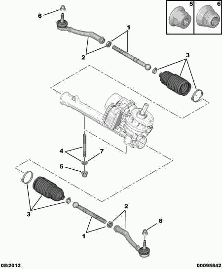 CITROËN 16 086 520 80 - Σετ φούσκες, τιμόνι parts5.com