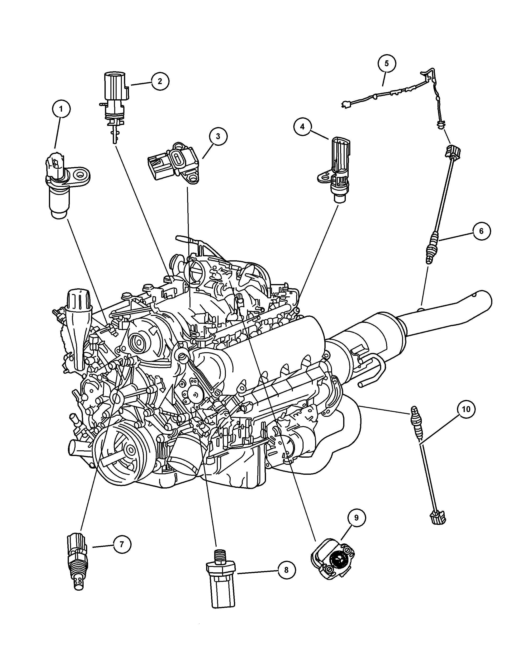 Chrysler 56028 586AA - Lambda-sonda parts5.com