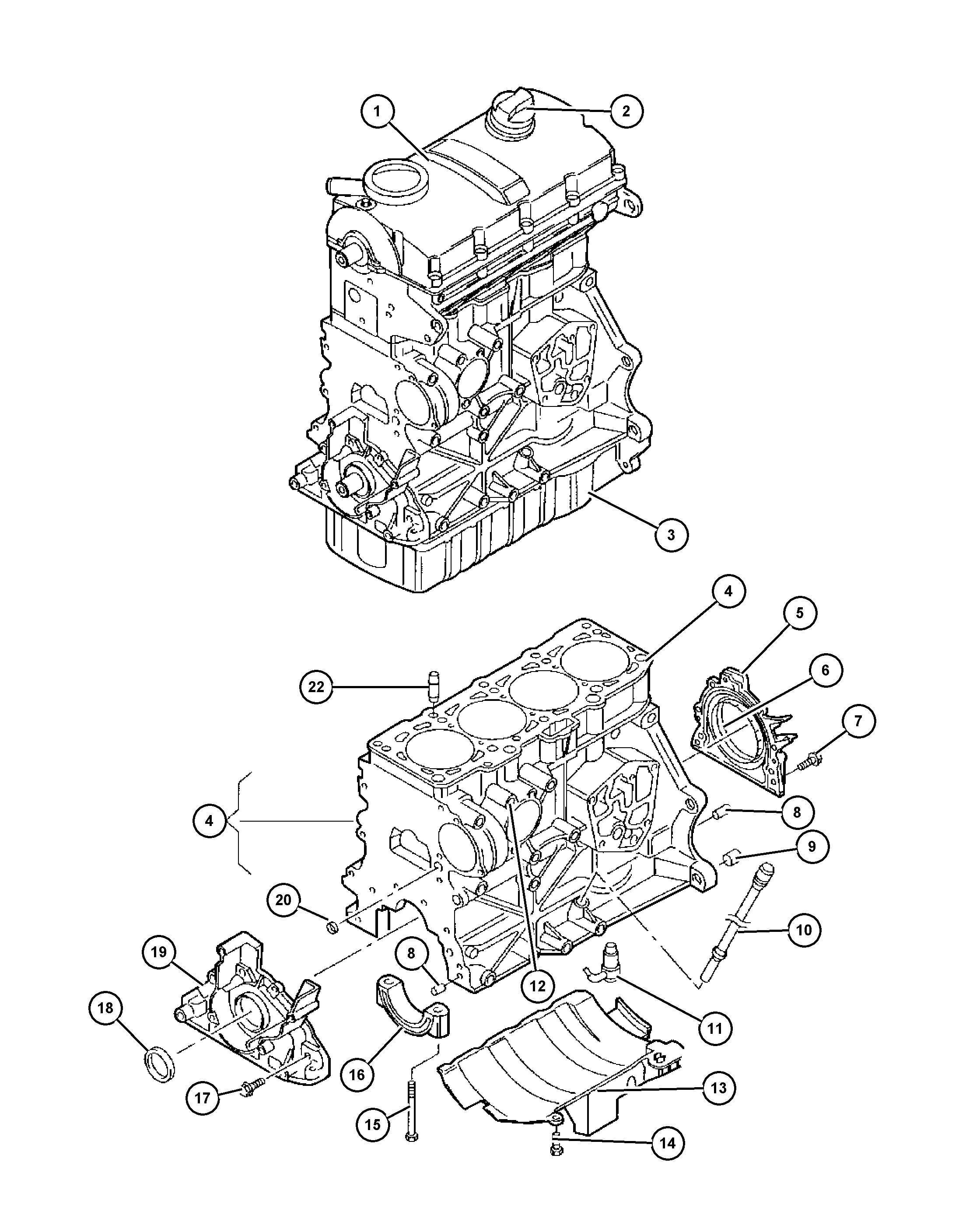 Chrysler 68000 666AA - Shaft Seal, crankshaft parts5.com