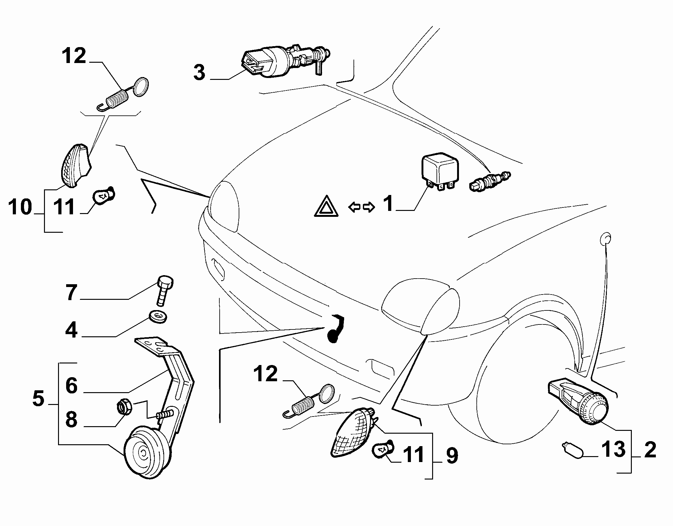 Alfa Romeo 46519703 - Jarruvalokatkaisin parts5.com