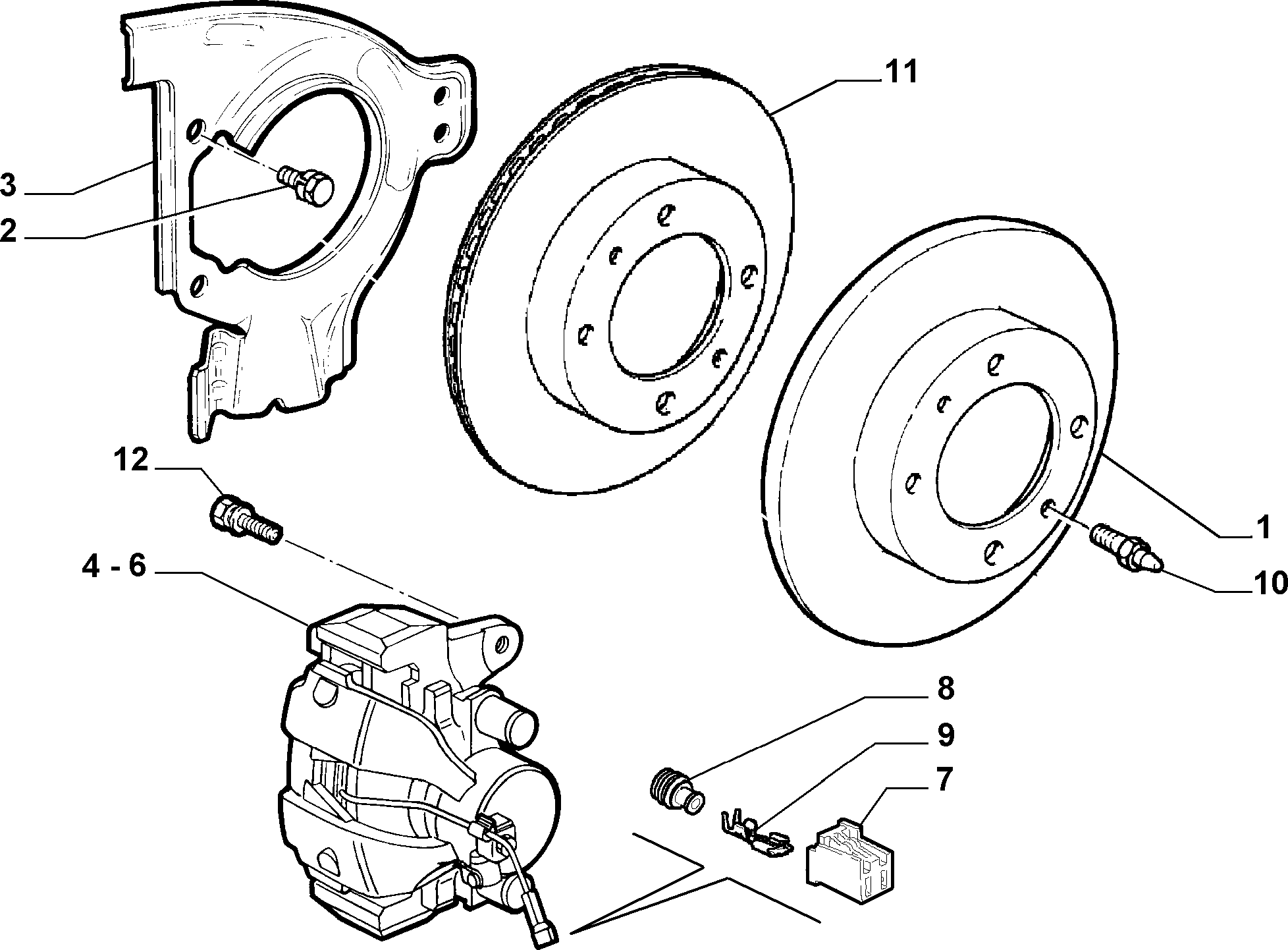 FIAT 46535100 - Splash Panel, guard, brake disc parts5.com