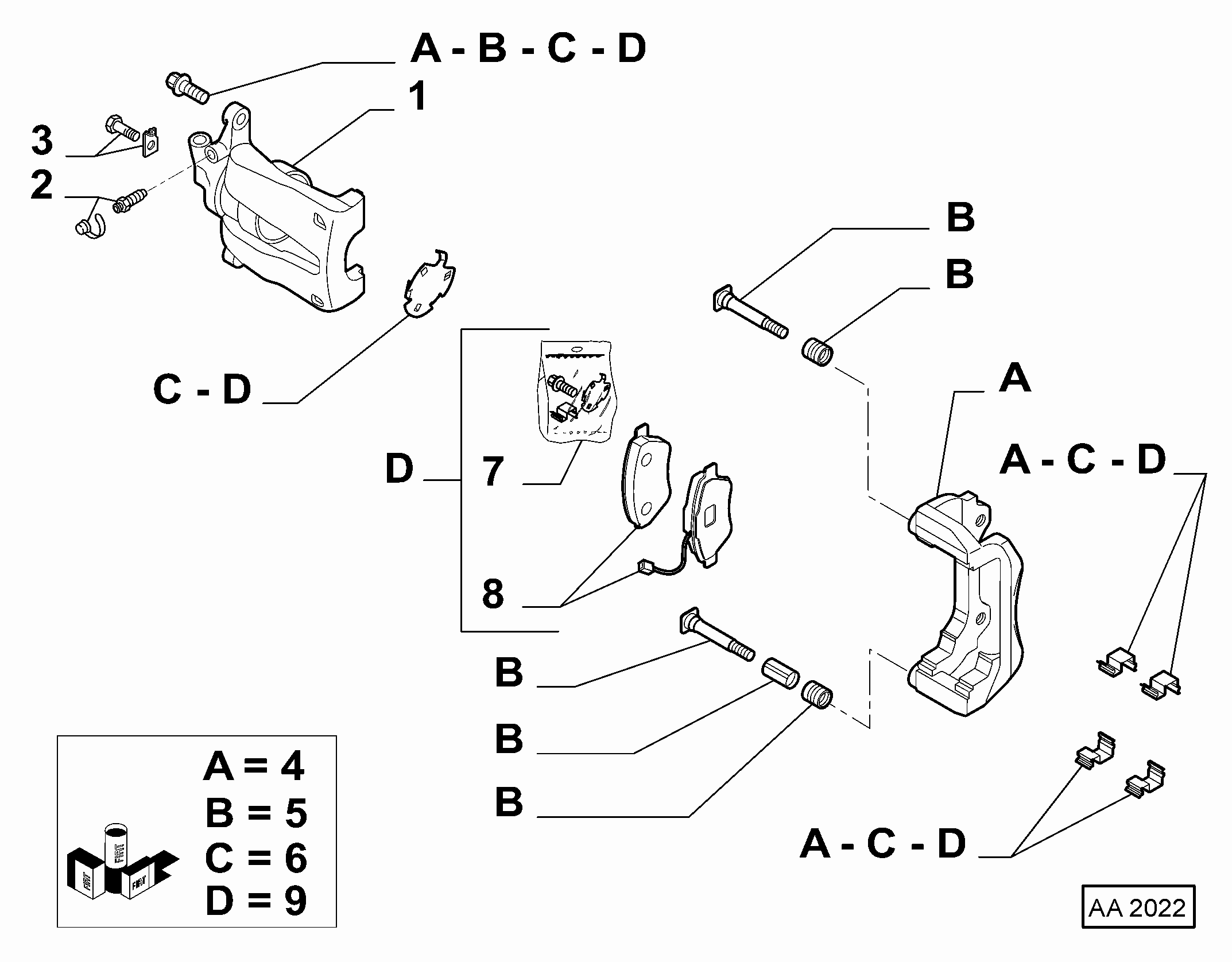 FIAT 71770104 - Set placute frana,frana disc parts5.com