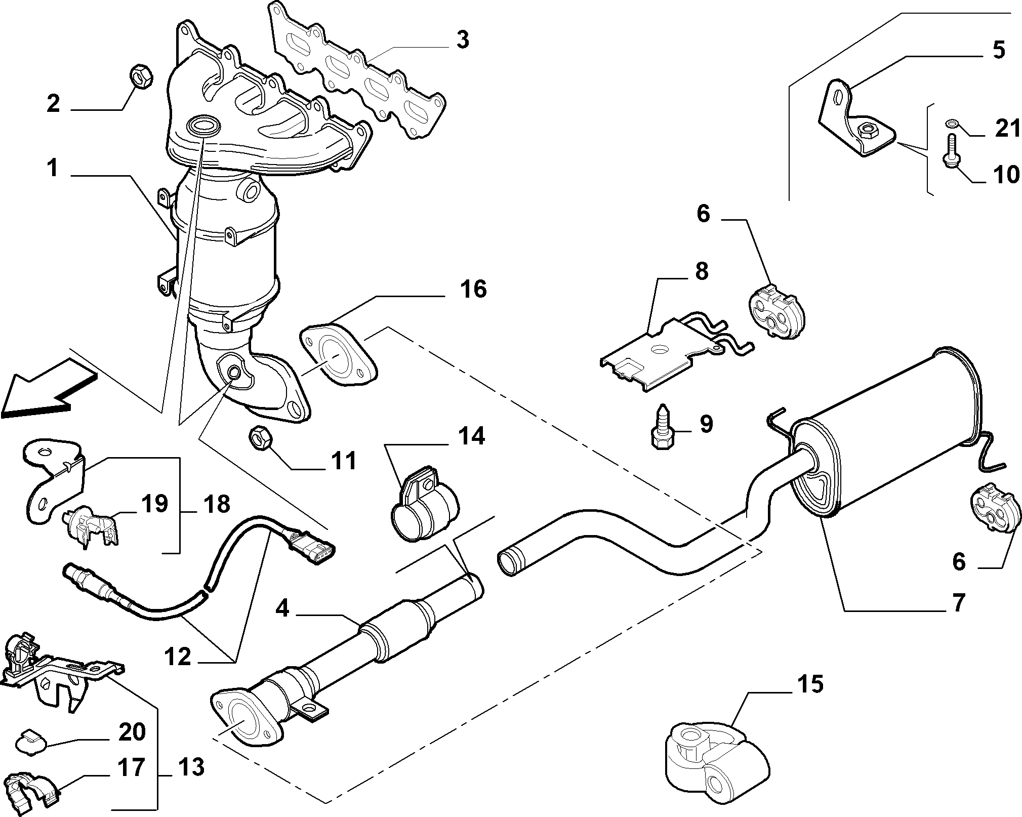 IVECO 46751082 - Lambda sonda parts5.com