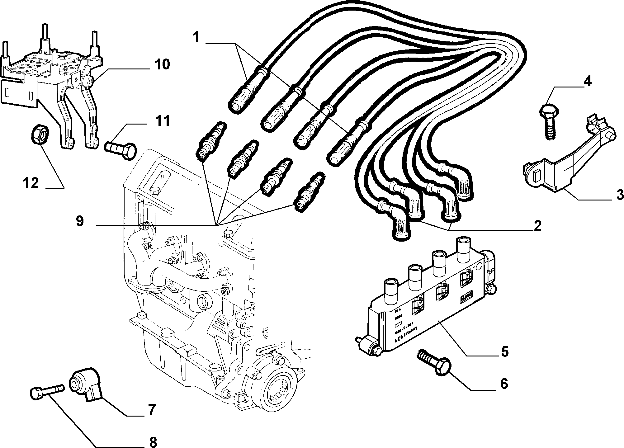 Alfa Romeo 55 19 07 88 - Spark Plug parts5.com