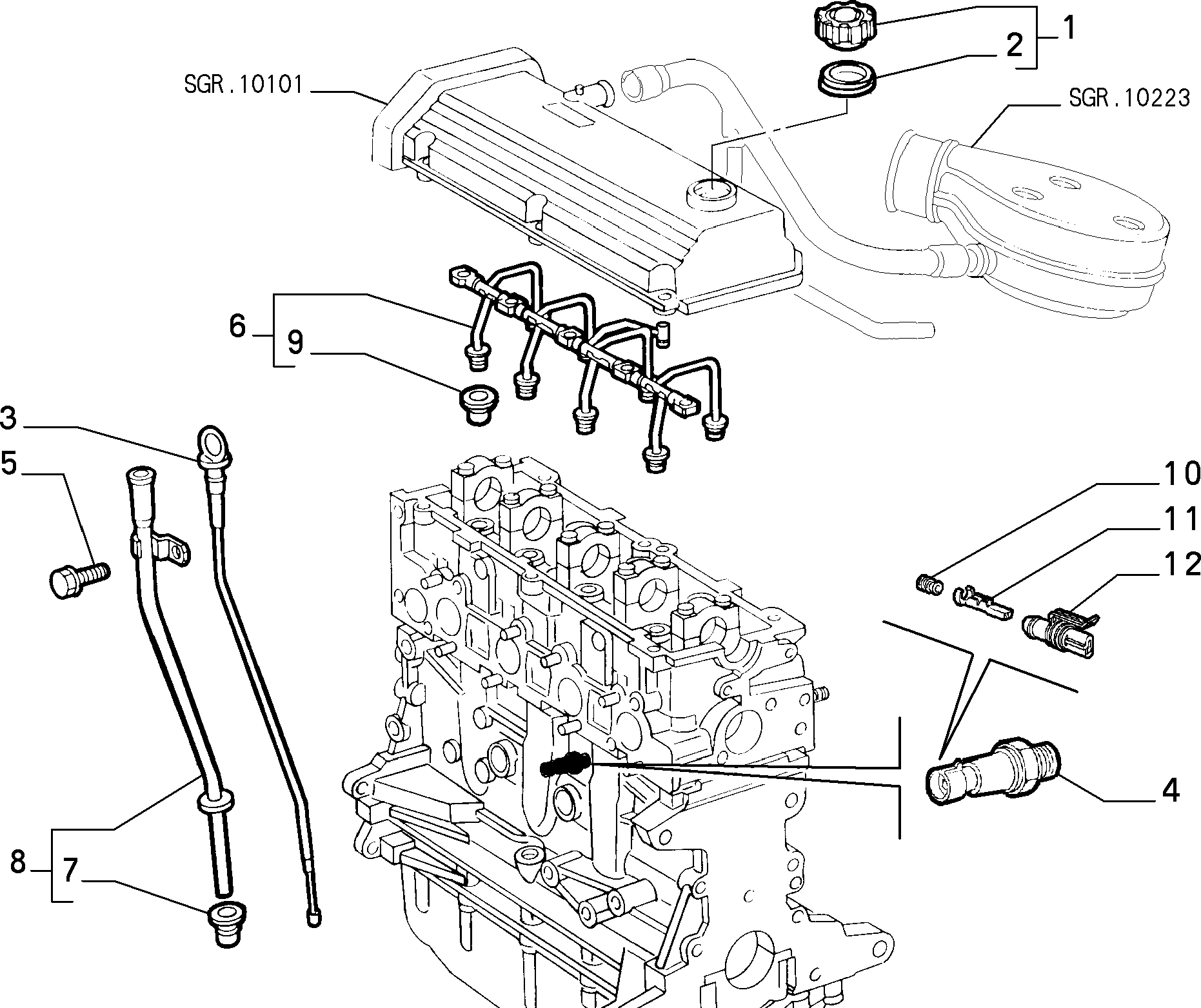 FIAT 16296924 - Chit lant de distributie parts5.com