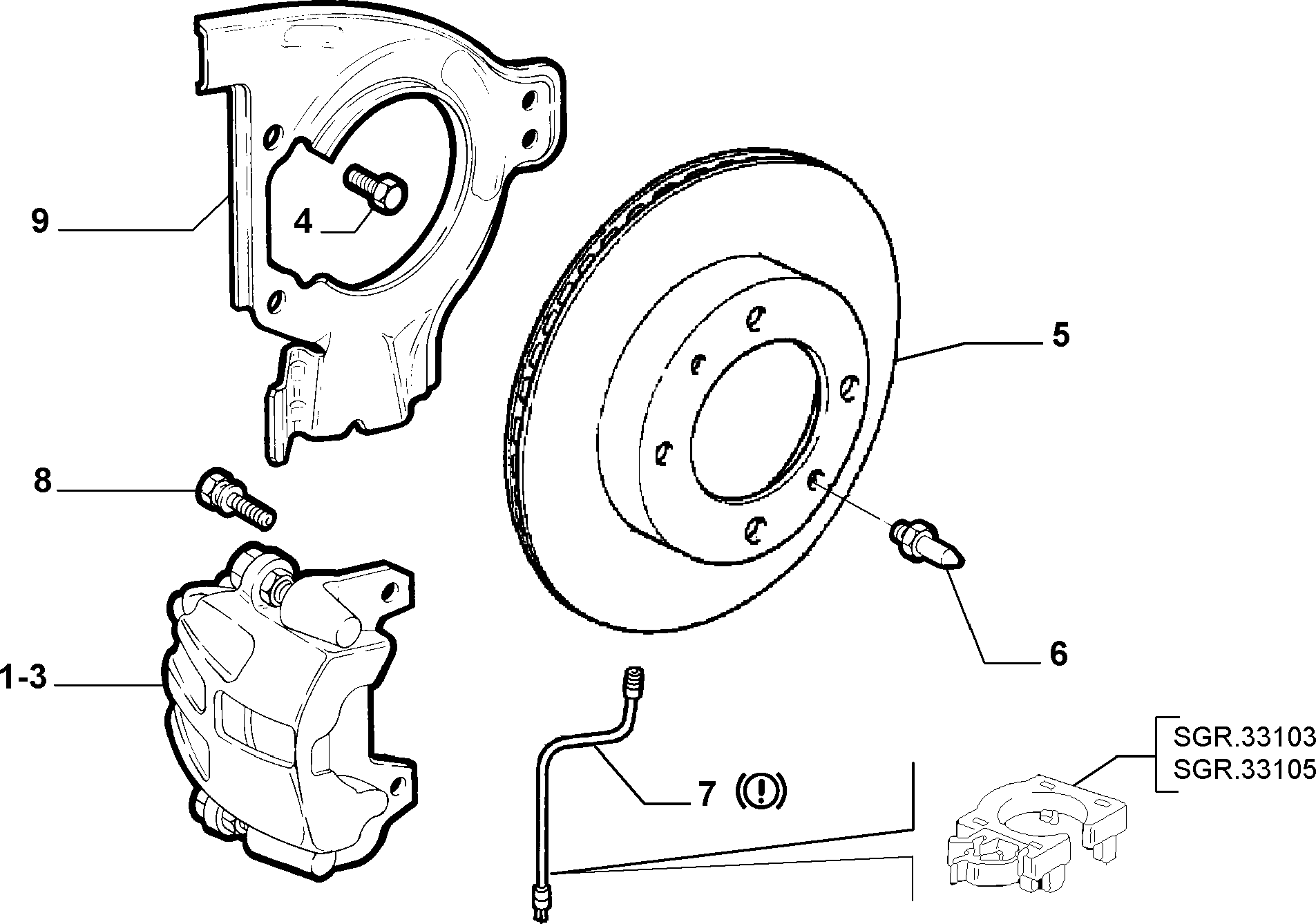 Lancia 71738145 - Disc frana parts5.com