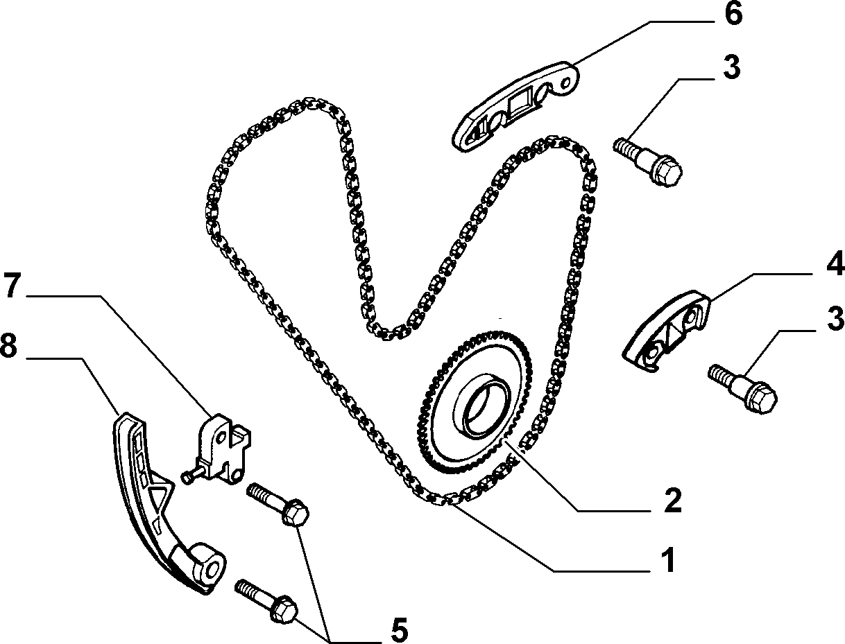 Vauxhall 71771252 - CHAIN parts5.com