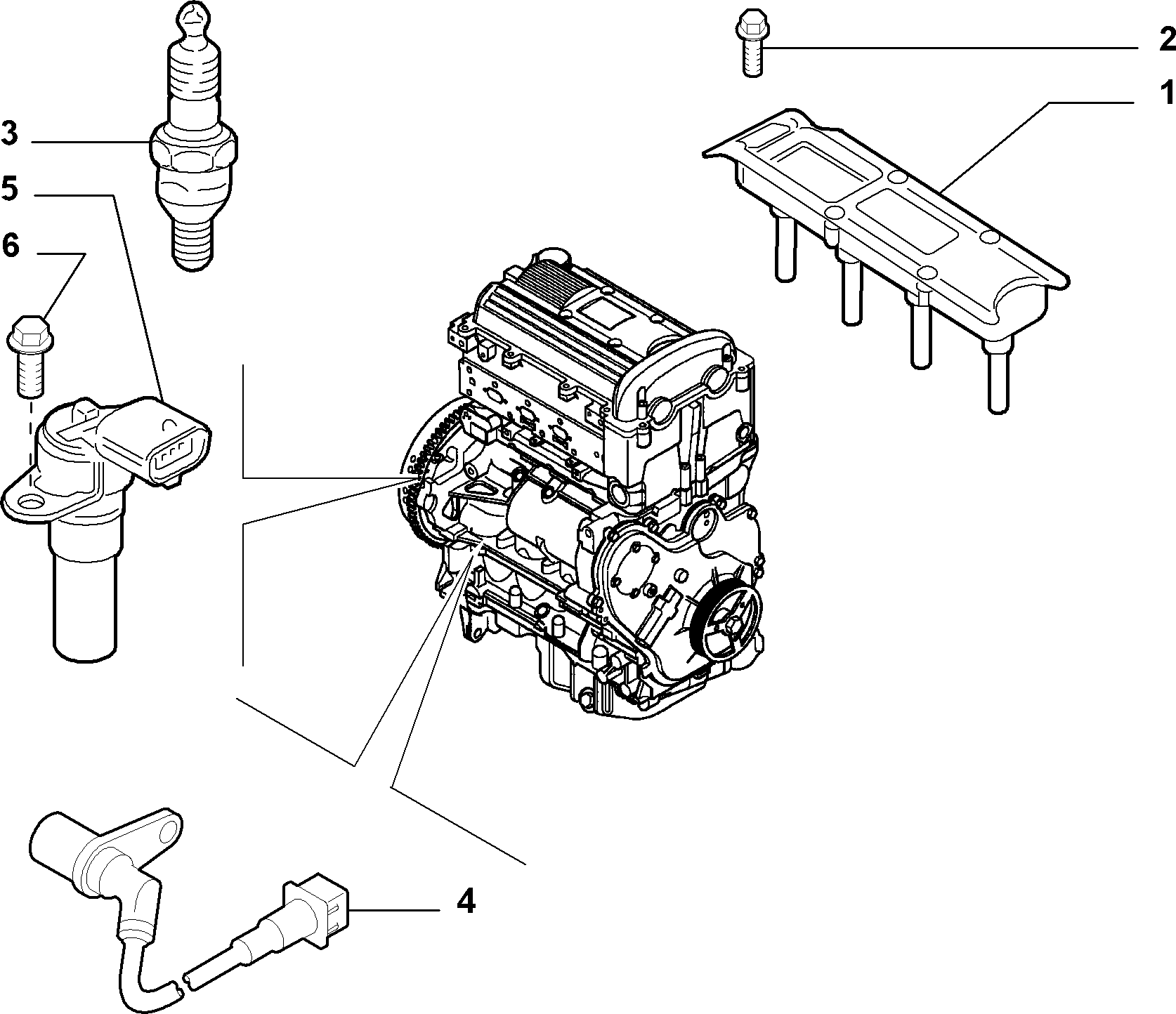 Opel 71739267 - Dajalnik impulzev, rocicna gred parts5.com