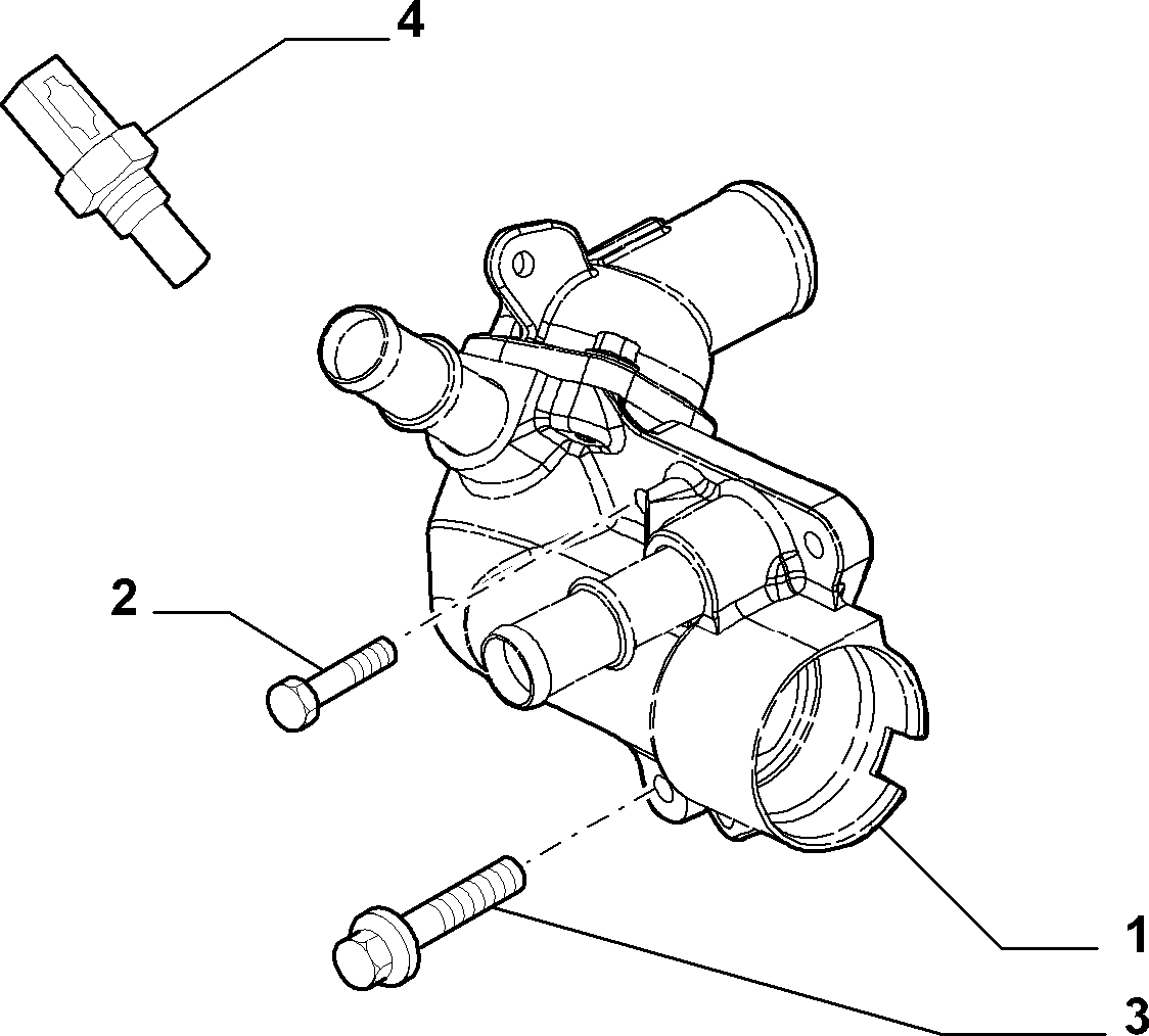 FIAT 55199579 - Sensor, coolant temperature parts5.com