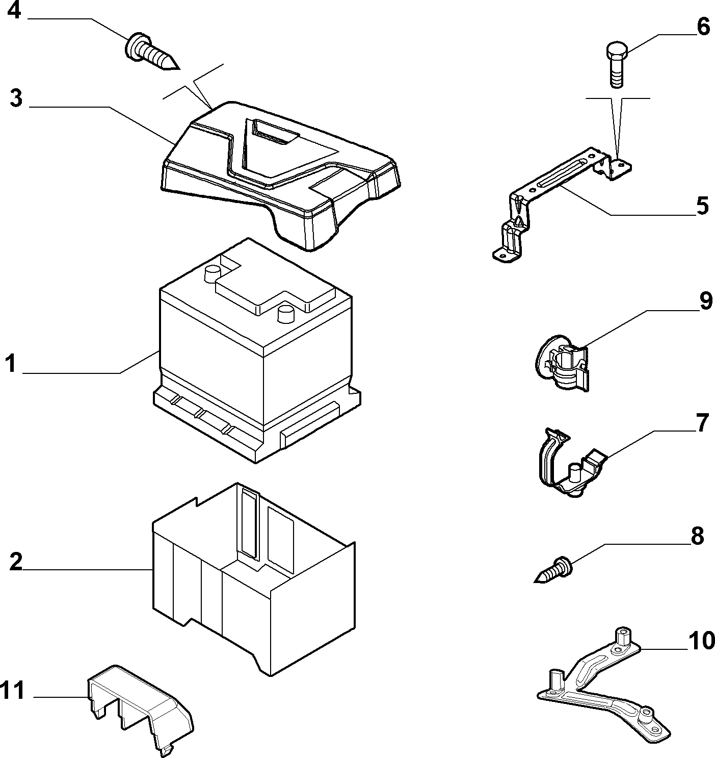 Lancia 71751146 - Starter Battery parts5.com