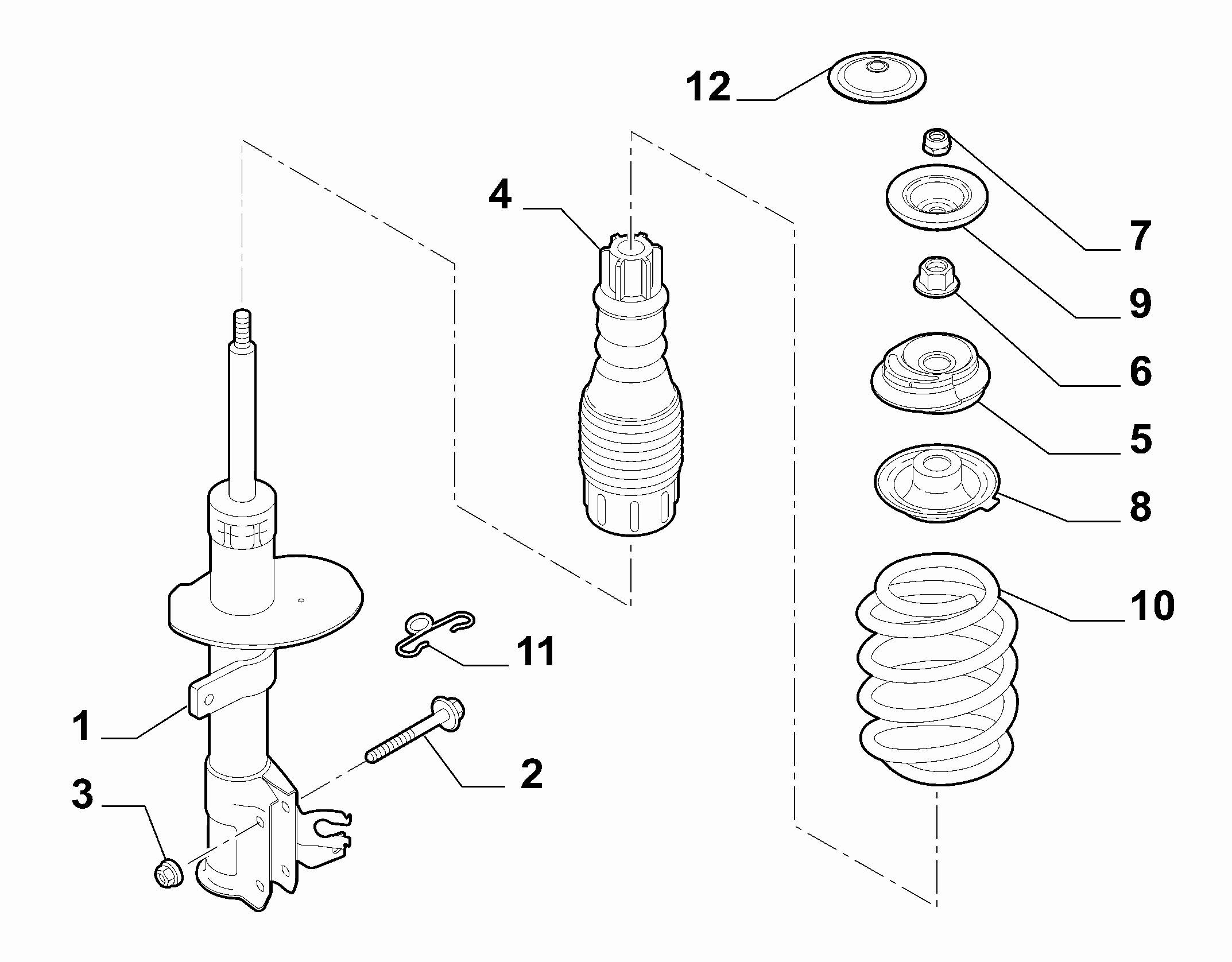 Alfa Romeo 51876262 - Top Strut Mounting parts5.com