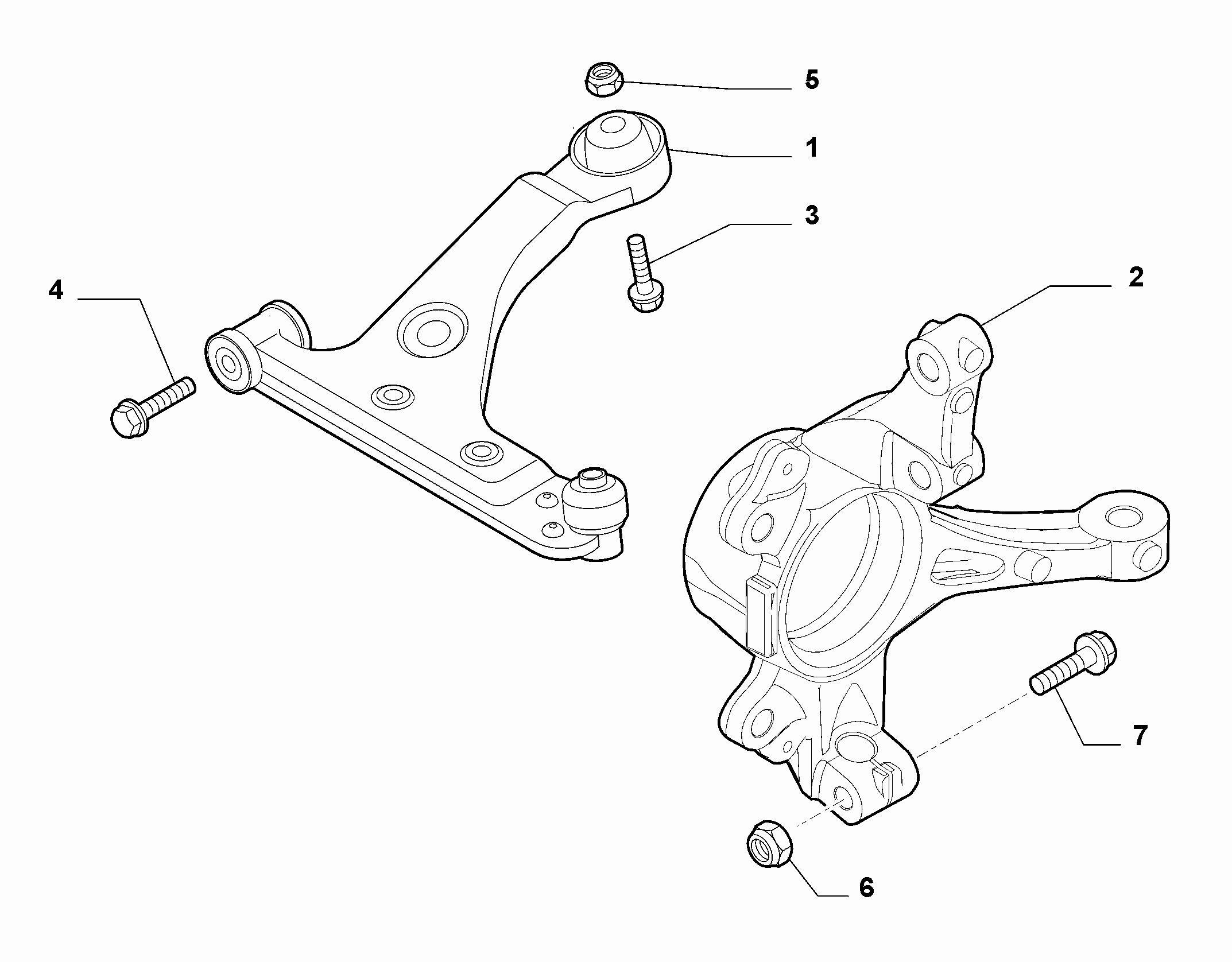 FIAT 51895366 - Brat, suspensie roata parts5.com