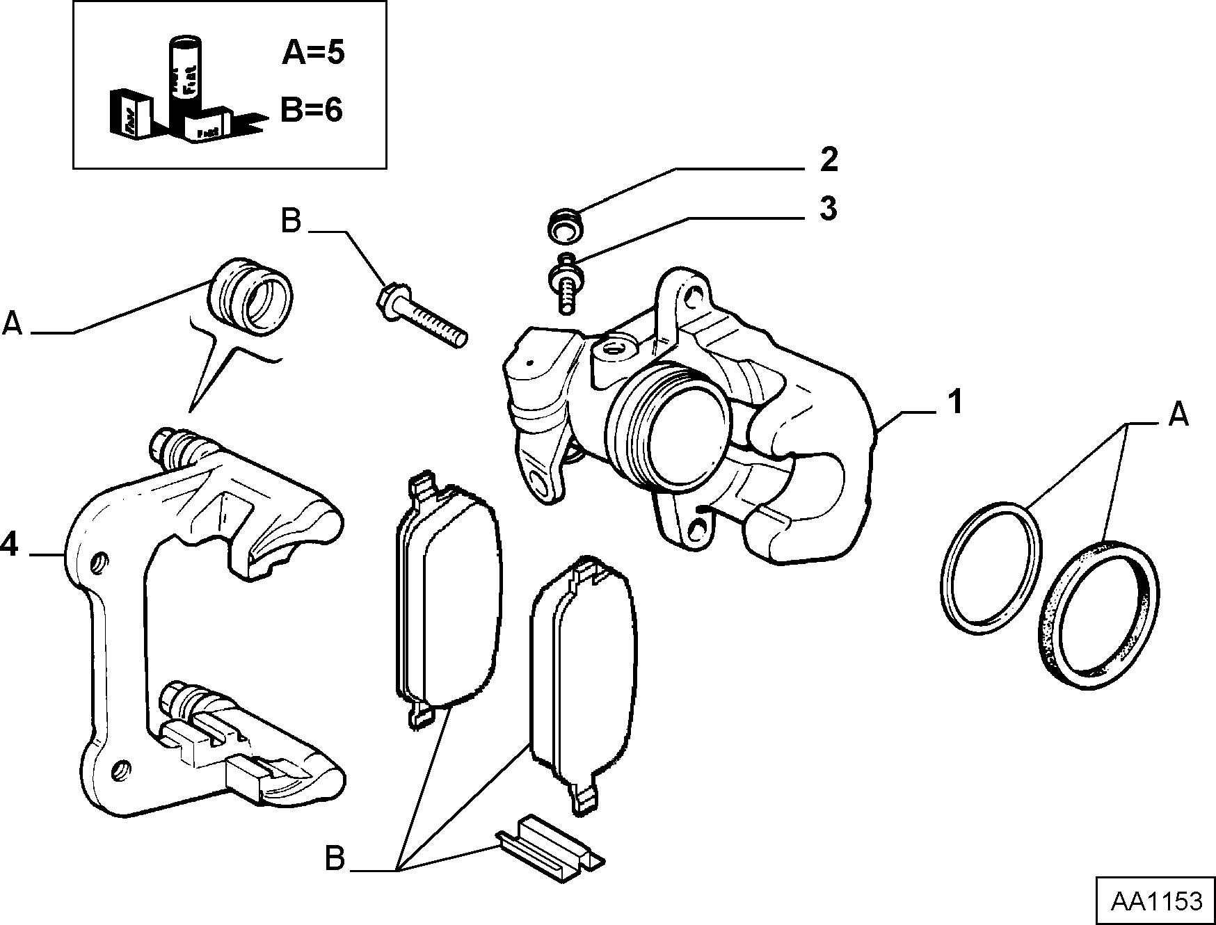 FIAT 9947819 - Set reparatie, etrier parts5.com