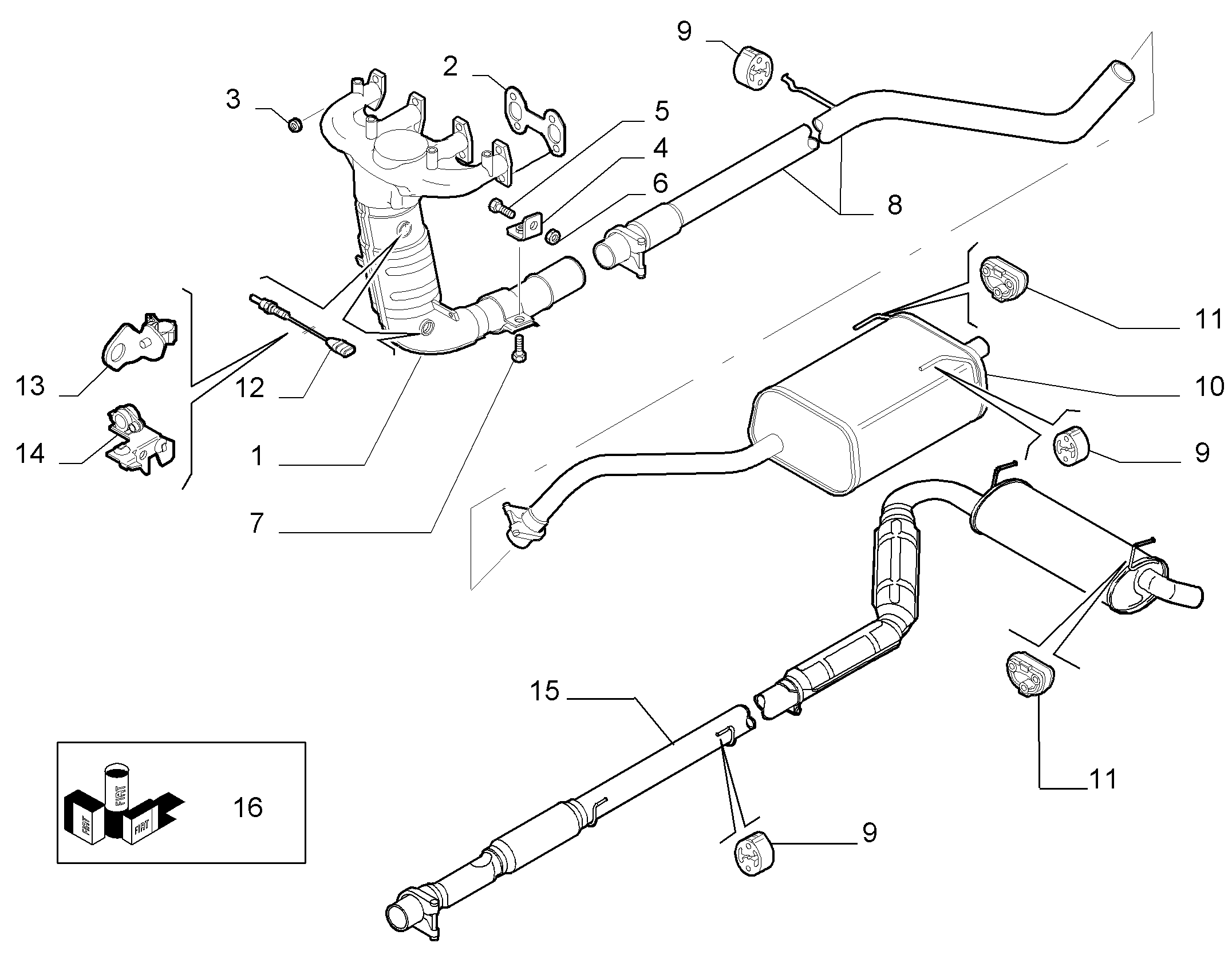 Alfa Romeo 55201610 - Lambda sonda parts5.com