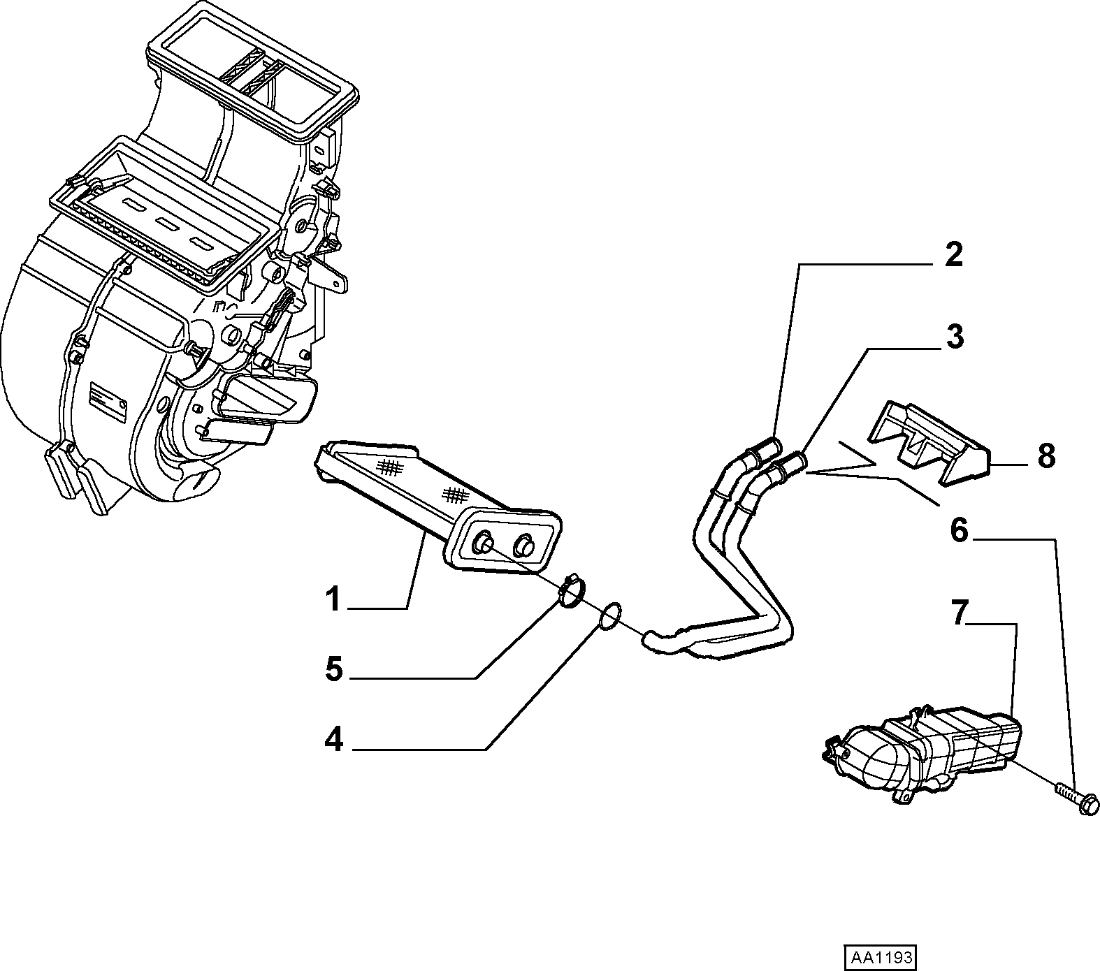 Zastava 46722928 - Schimbator caldura, incalzire habitaclu parts5.com