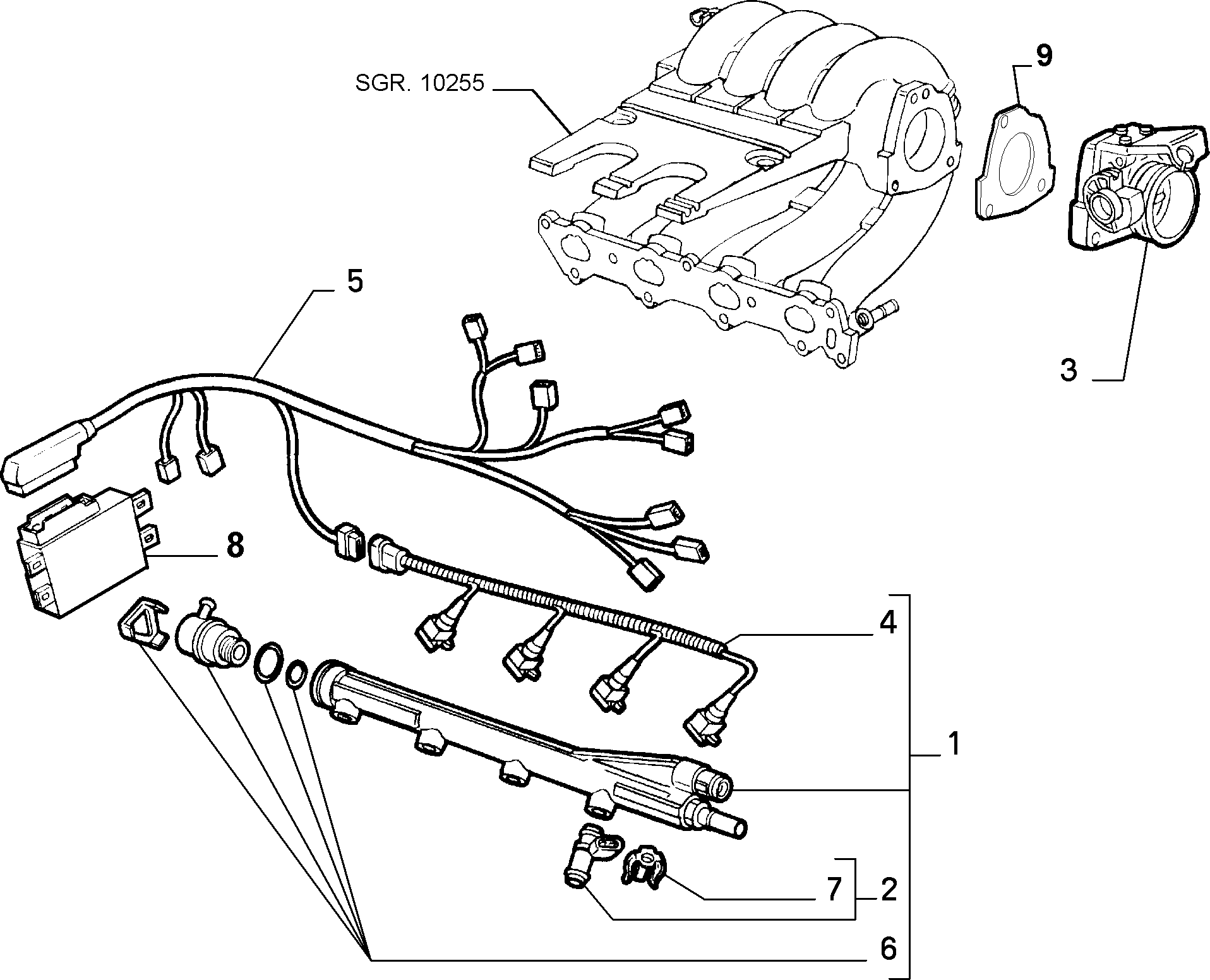 FIAT 5894037 - Yakıt basınç regülatörü parts5.com