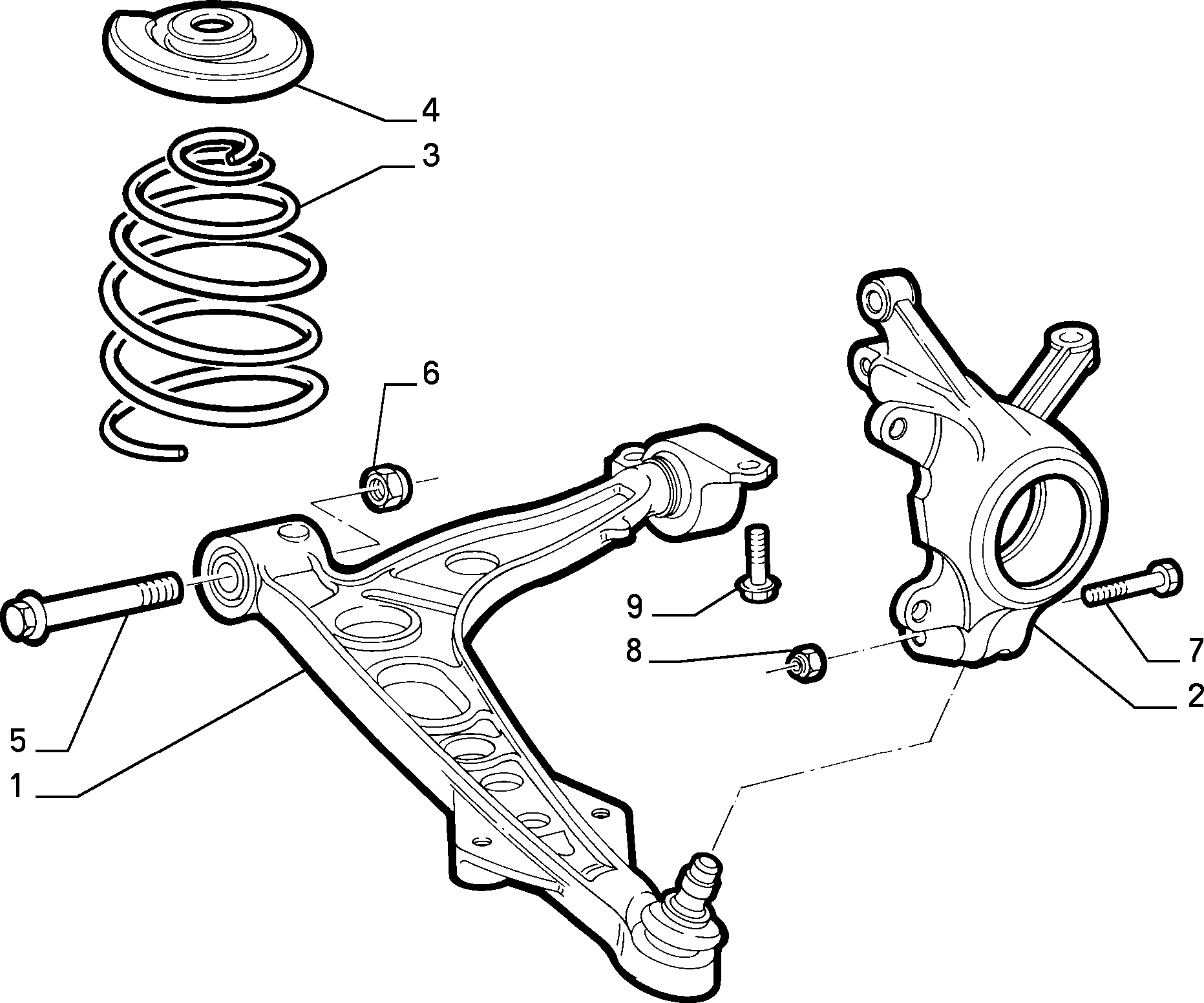 Innocenti 46430002 - Wahacz, zawieszenie koła parts5.com