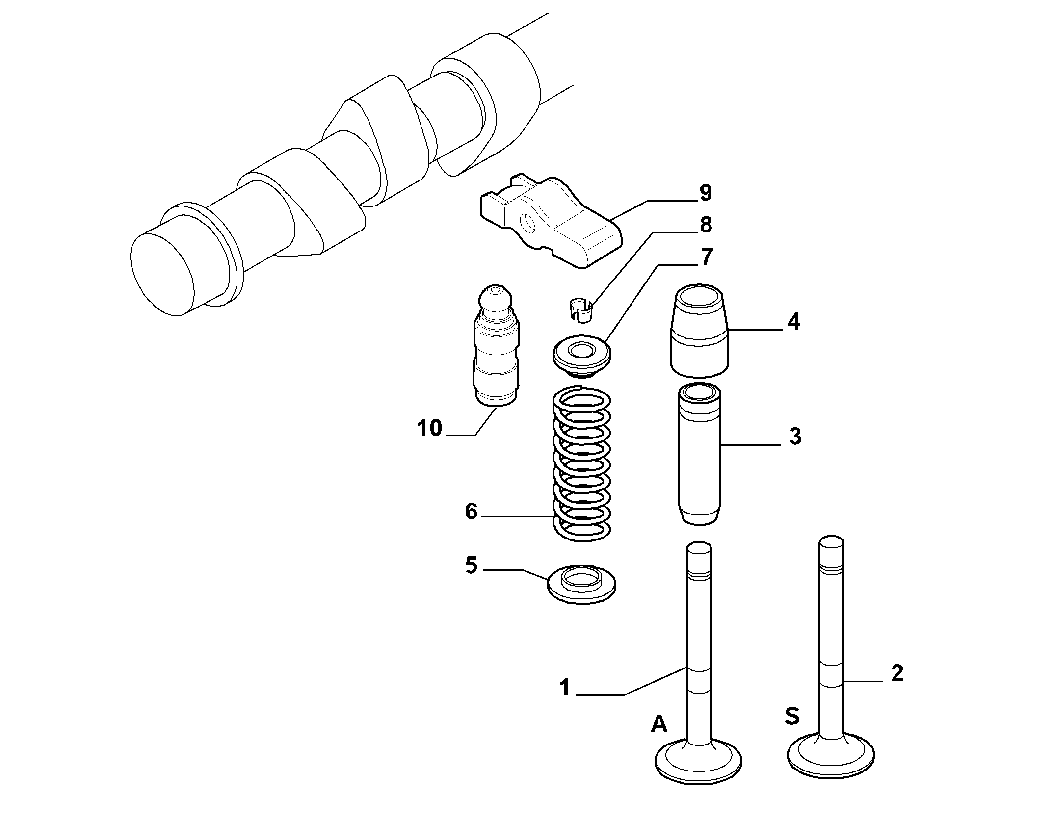 Lancia 46556651 - Tiiviste, venttiilivarsi parts5.com