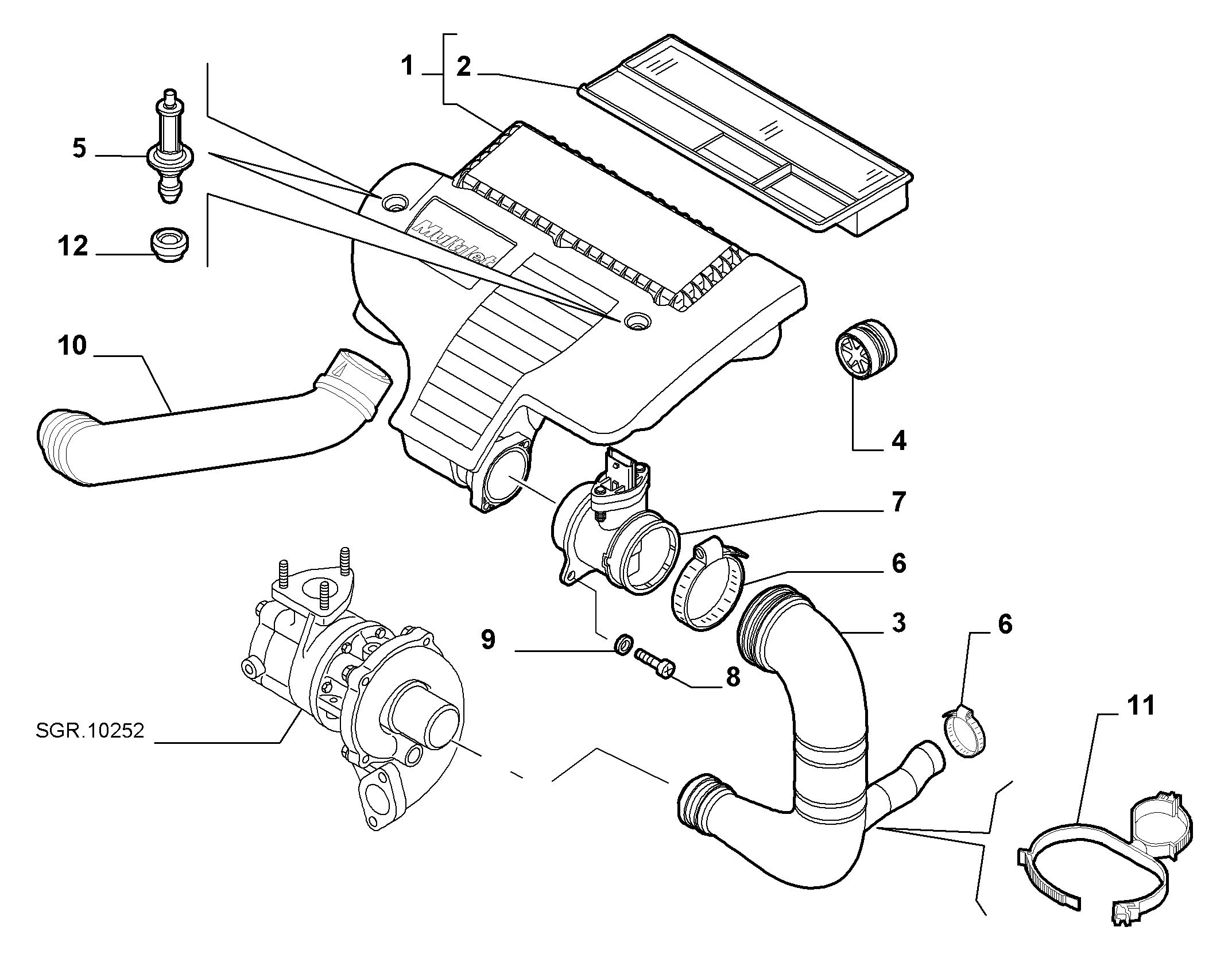 Chrysler 51775324 - Filtru aer parts5.com