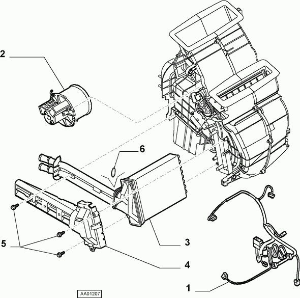 Alfa Romeo 77 364 840 - Schimbator caldura, incalzire habitaclu parts5.com