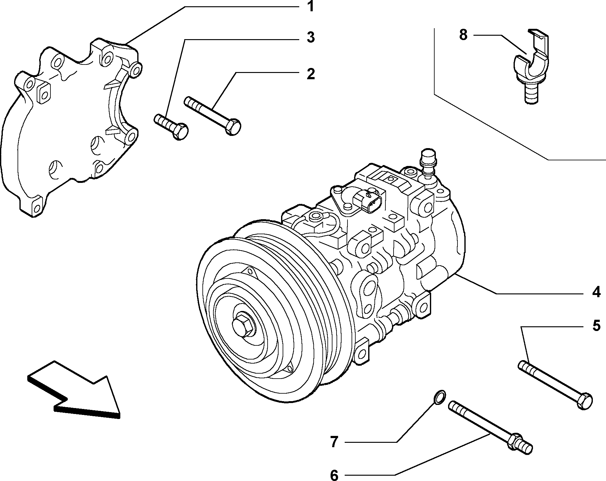 Lancia 60630739 - Compressor, air conditioning parts5.com