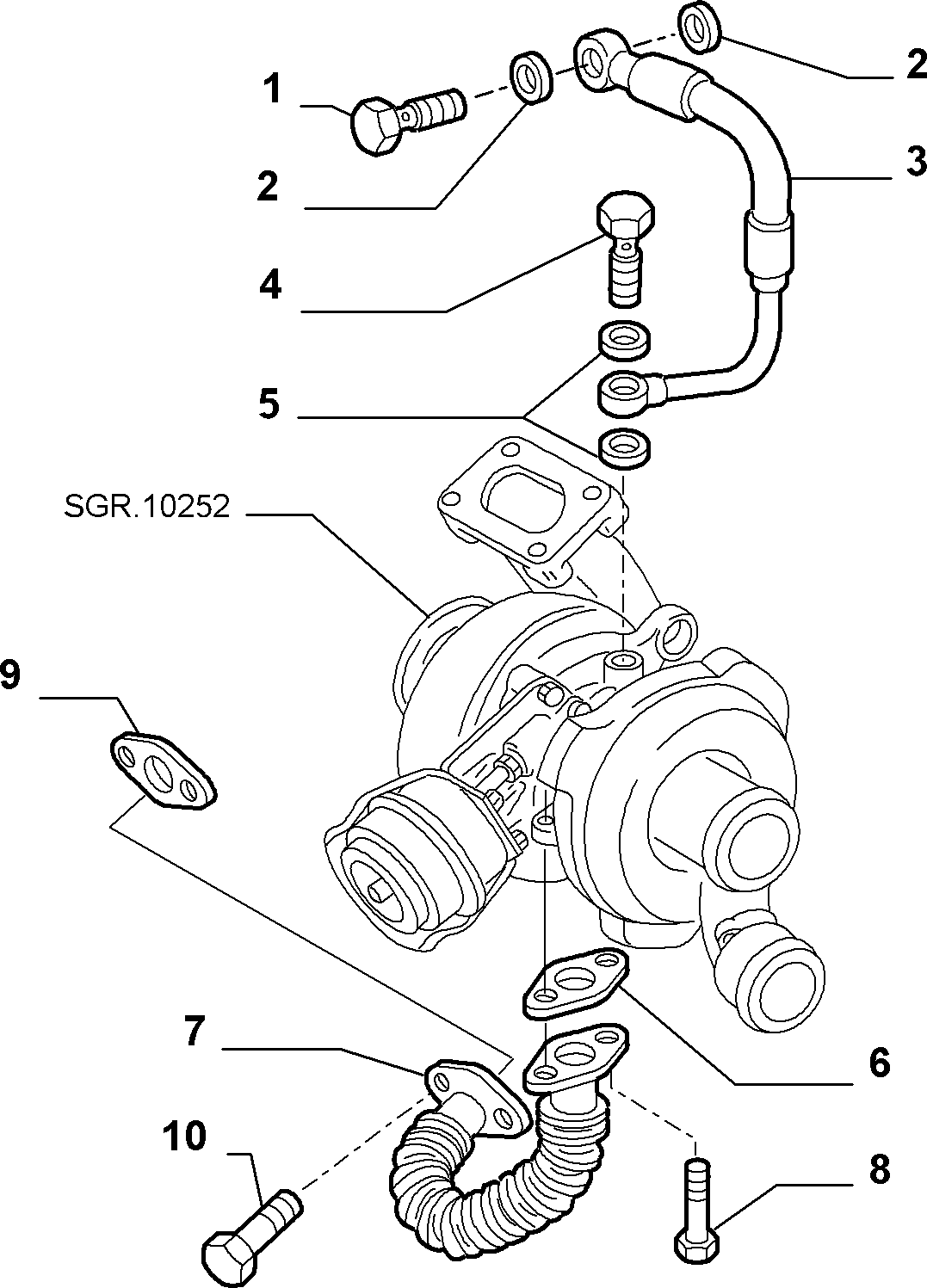 Lancia 10260160 - Conta, yağ boşaltma tapası parts5.com