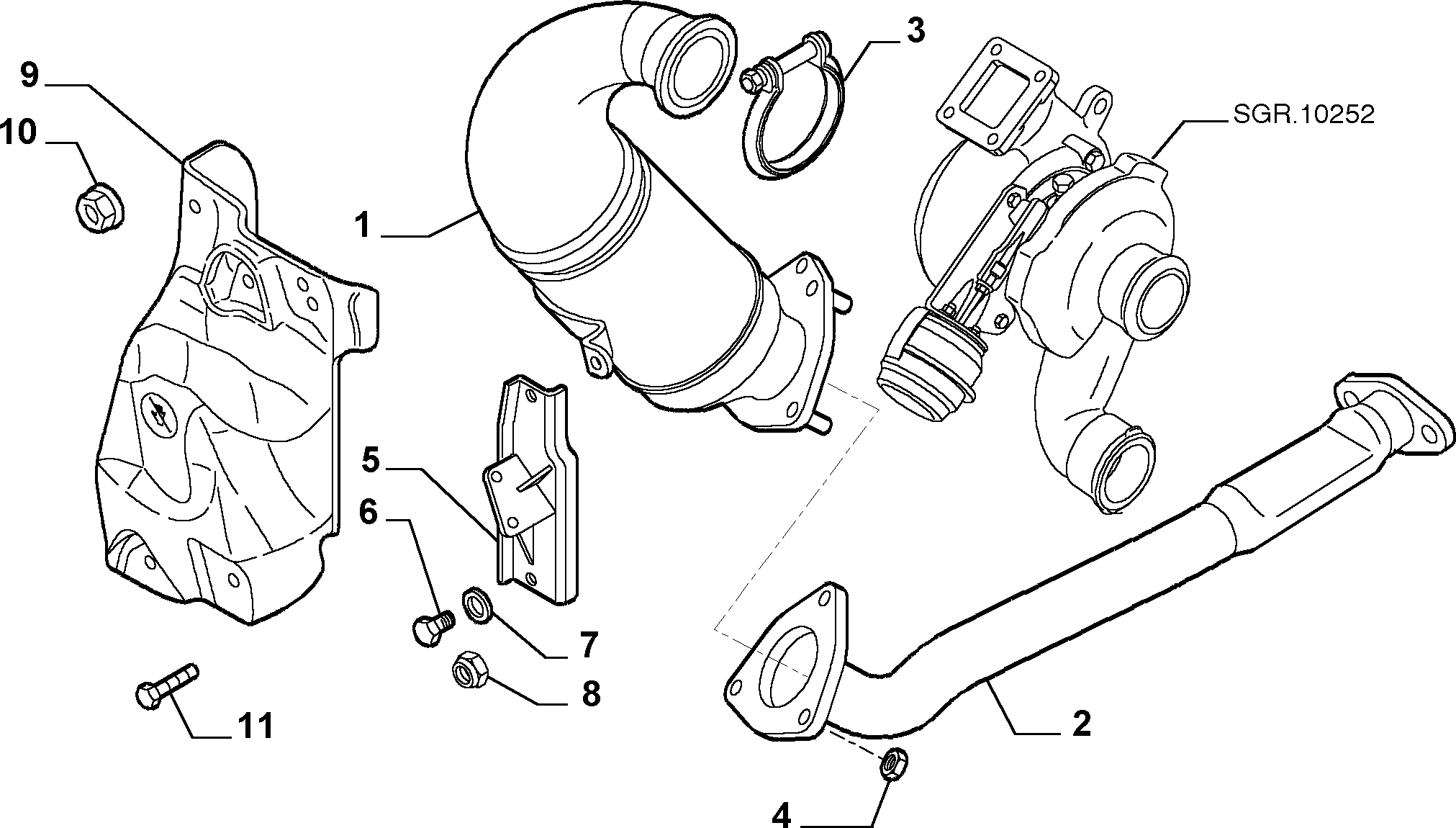 FIAT 46.779.880 - Putkenliitin, pakoputkisto parts5.com