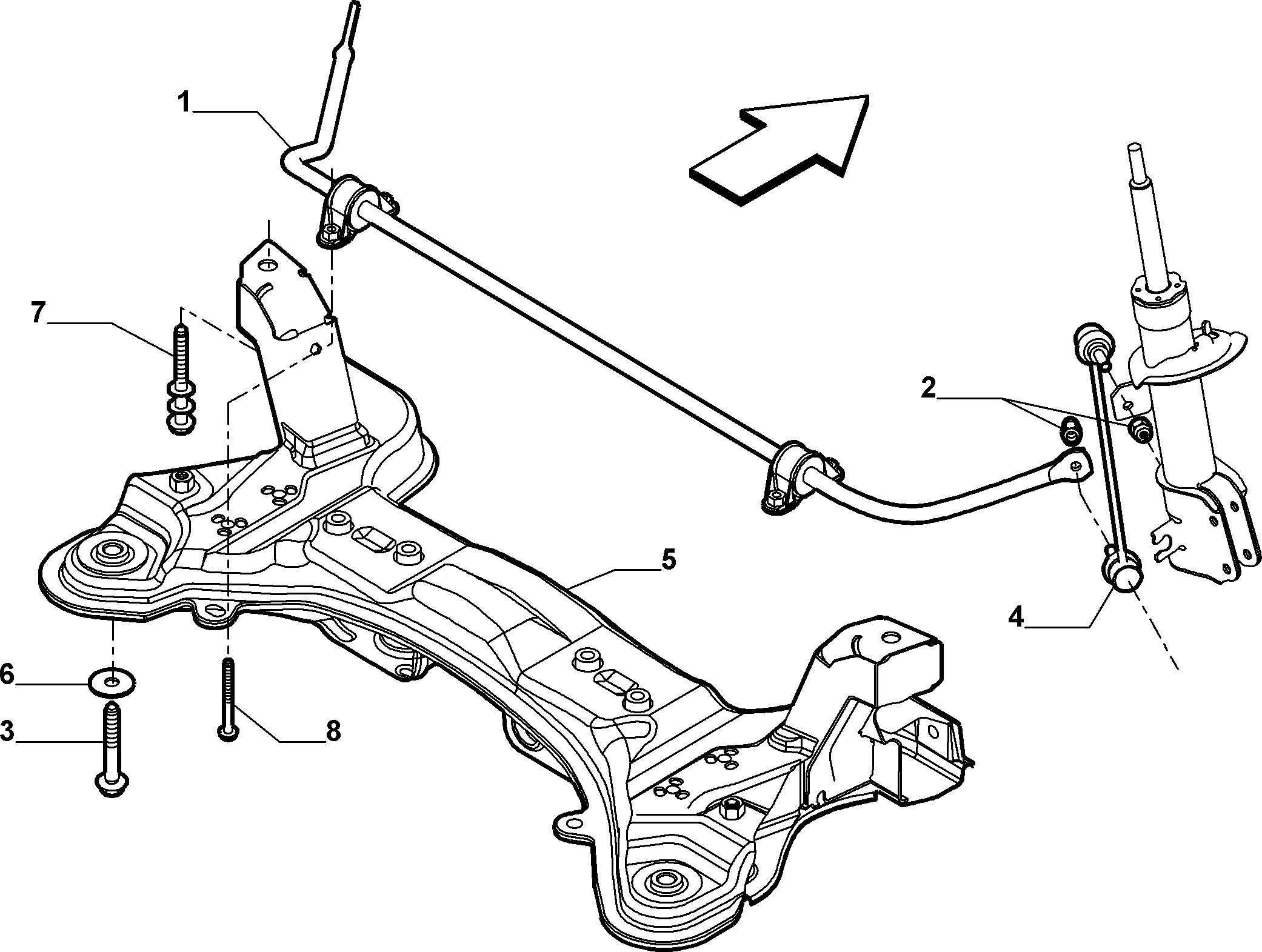 Lancia 50700941 - Brat / bieleta suspensie, stabilizator parts5.com