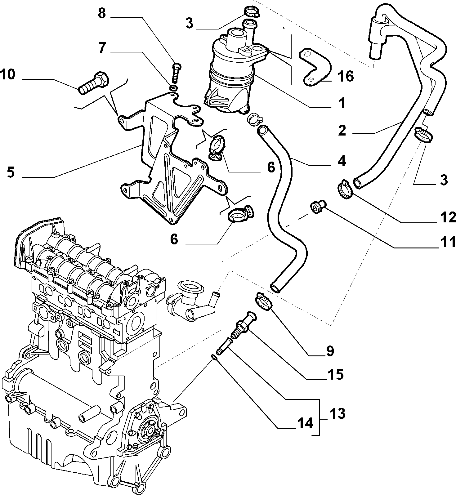 FIAT 16296921 - Juego de cadena de distribución parts5.com