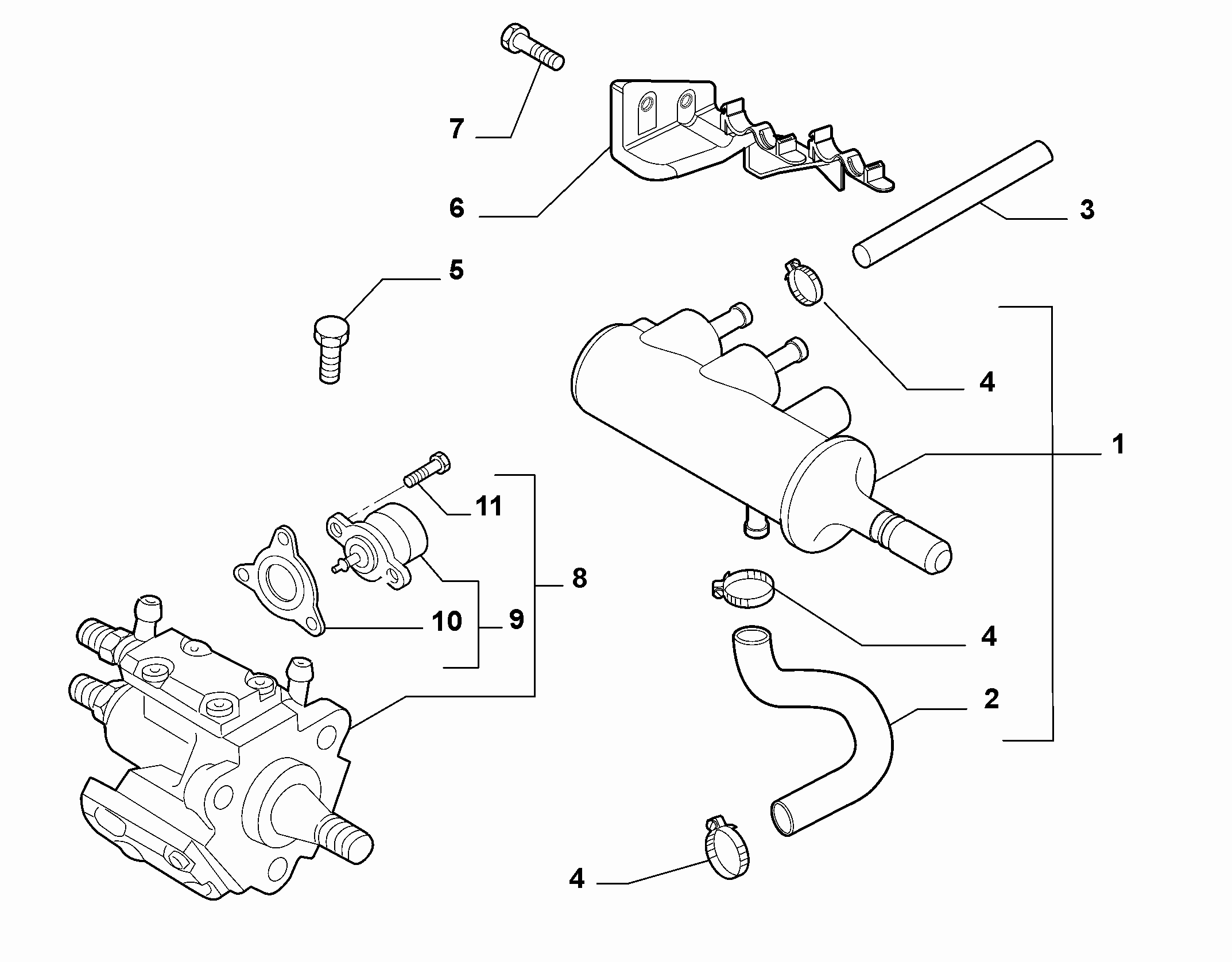 Lancia 55209062 - Visoko tlacna crpalka parts5.com