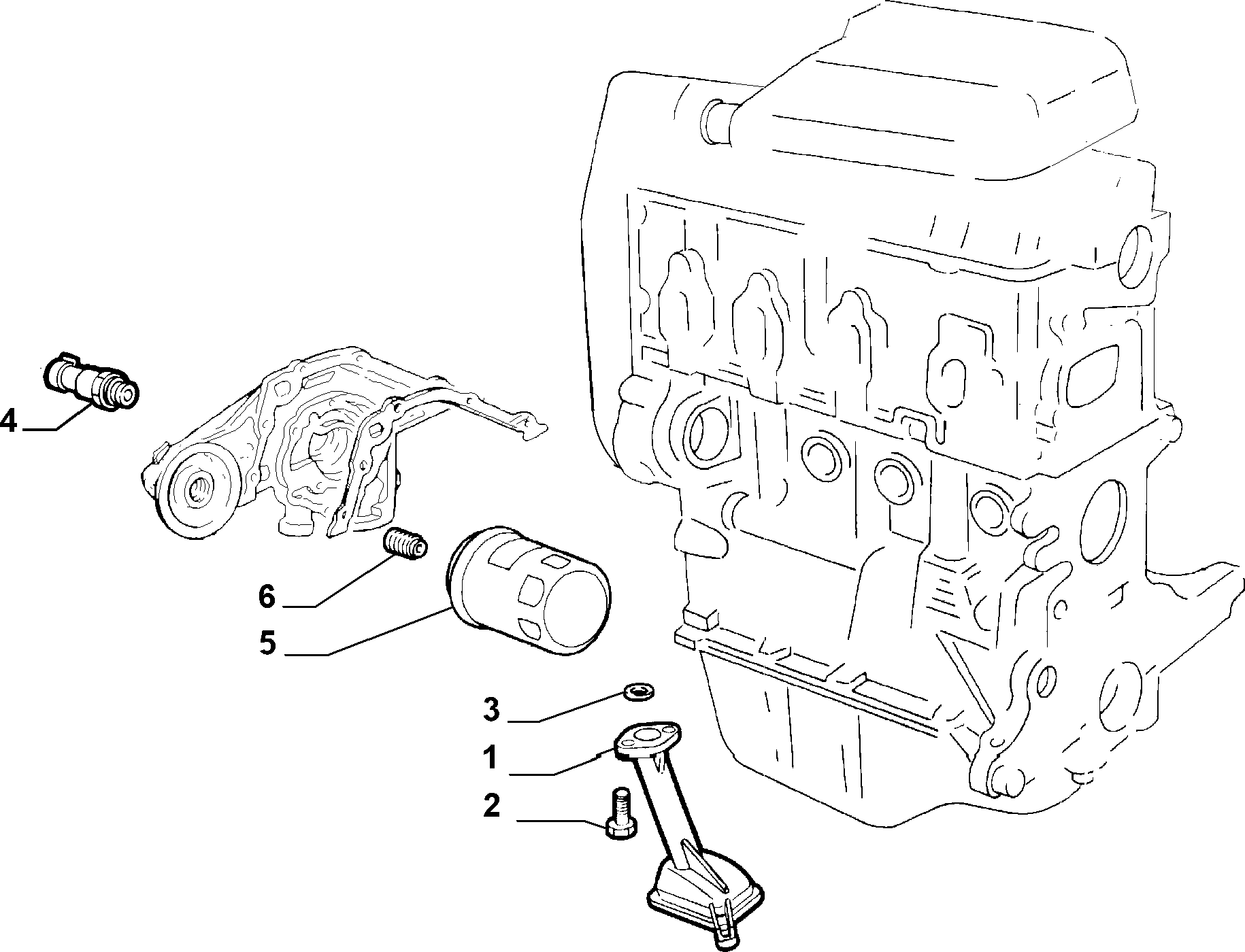 FIAT 55230822 - Olejový filtr parts5.com