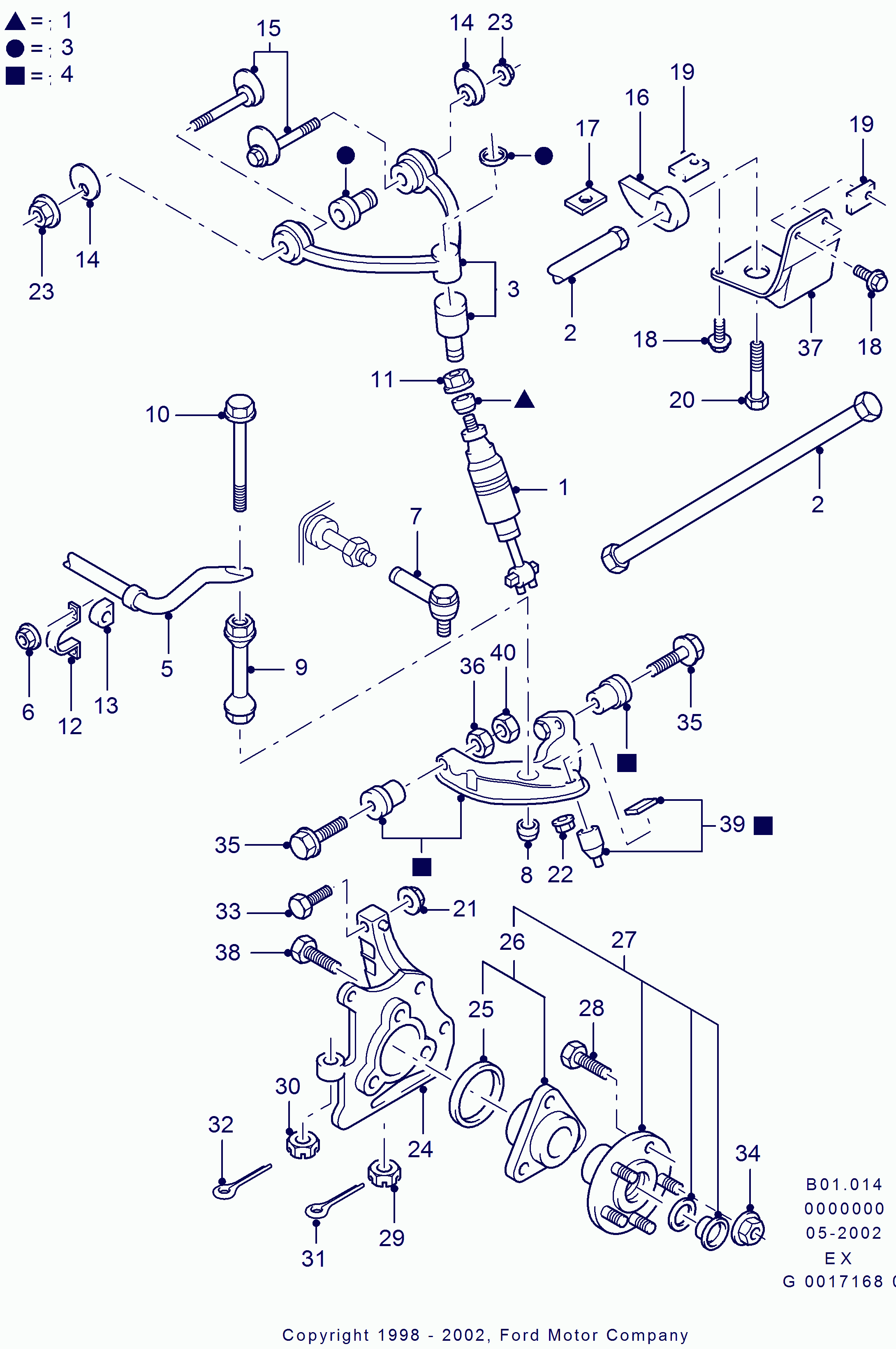 FORD 1490947 - Sada ložisek kol parts5.com