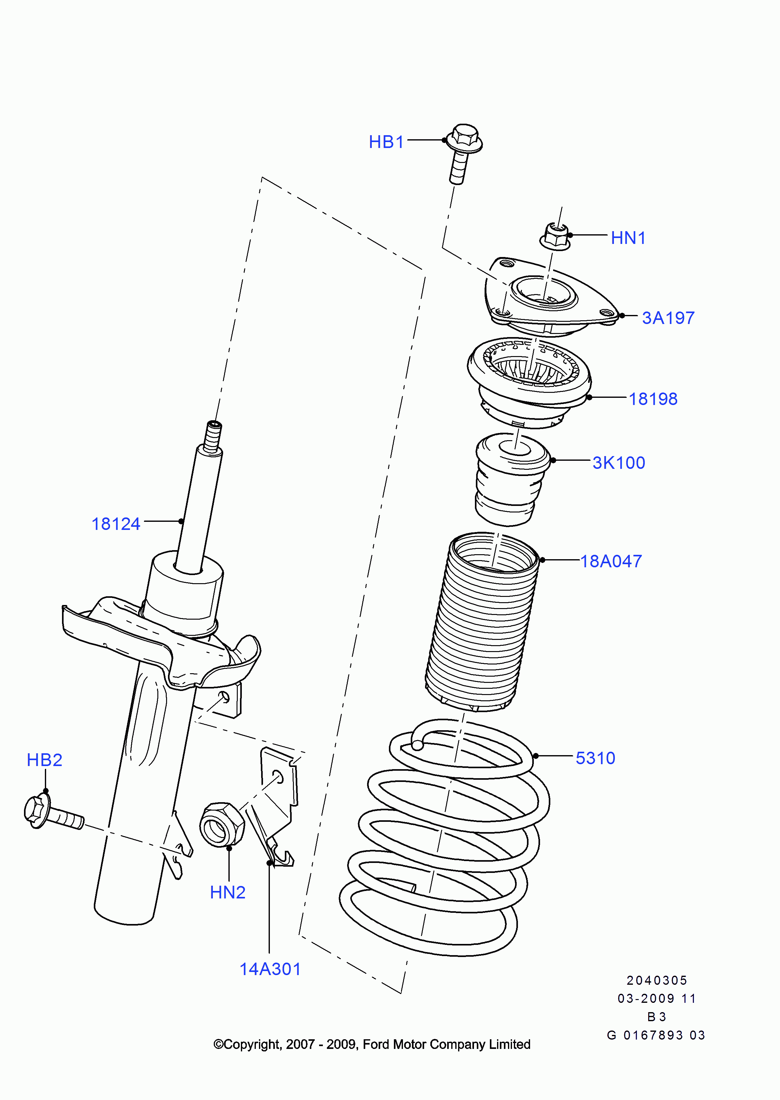 FORD 1446481 - Doraz odprużenia parts5.com