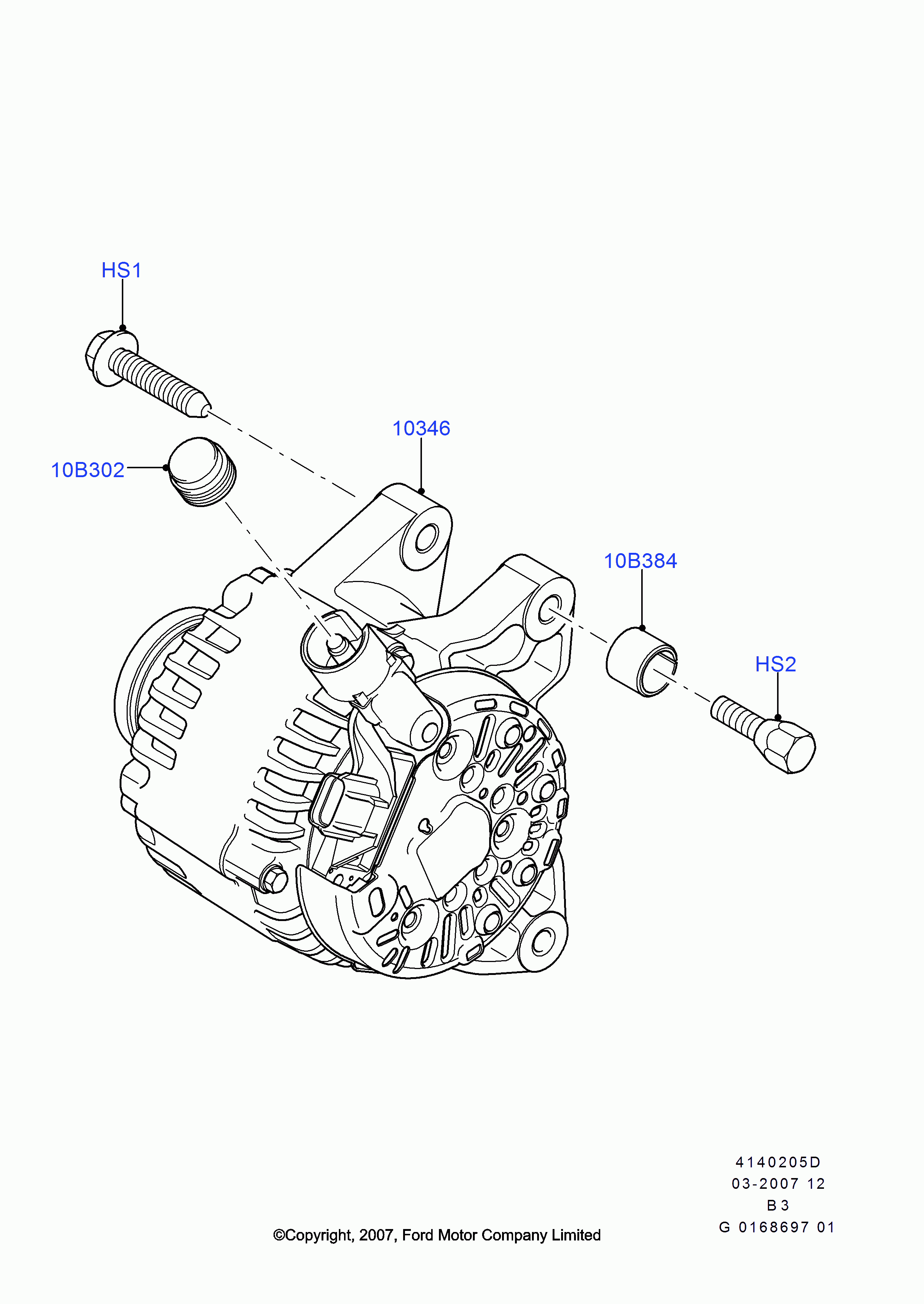 FORD 1 704 085 - Alternator parts5.com