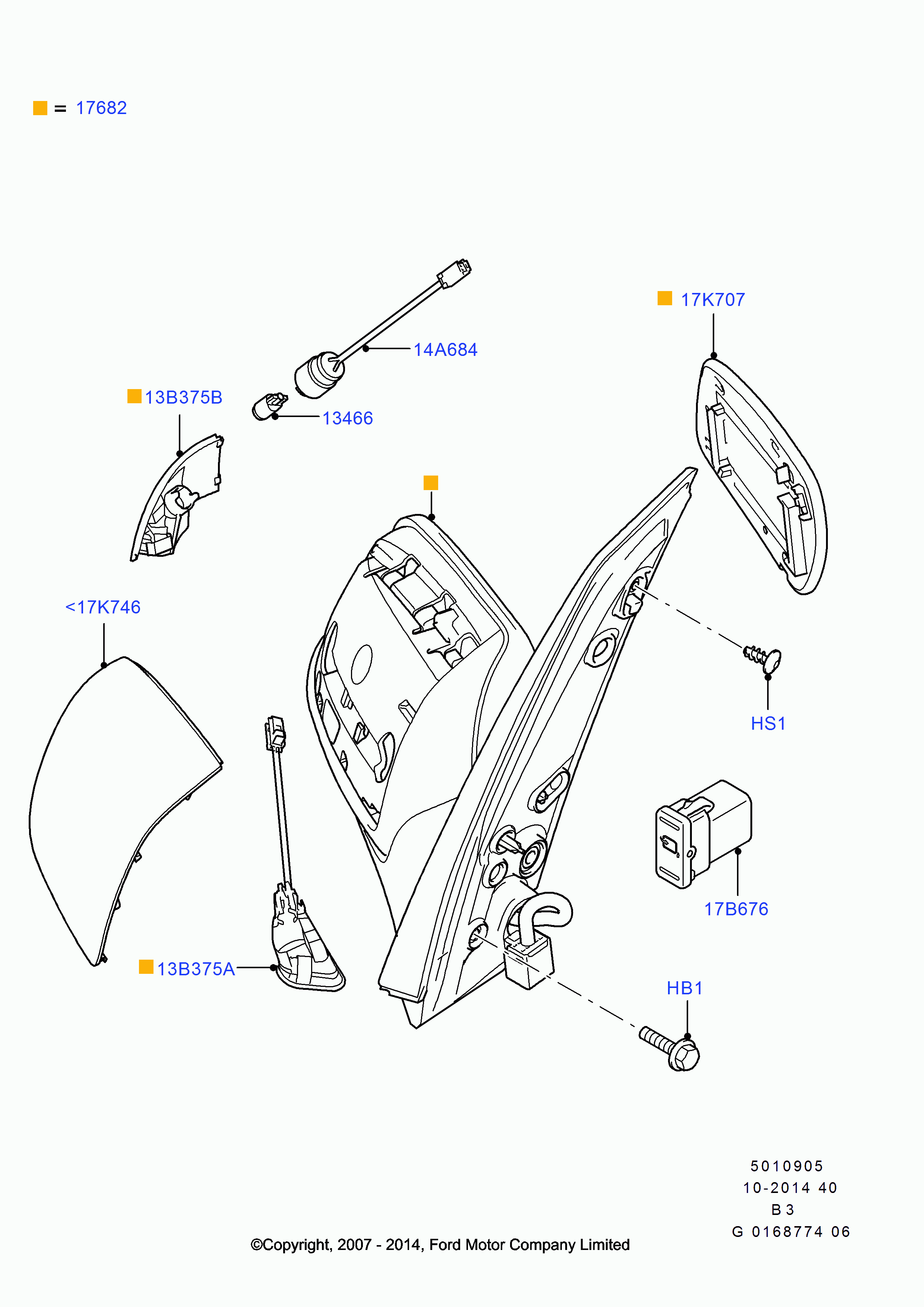 FORD 4450781 - Indicator parts5.com