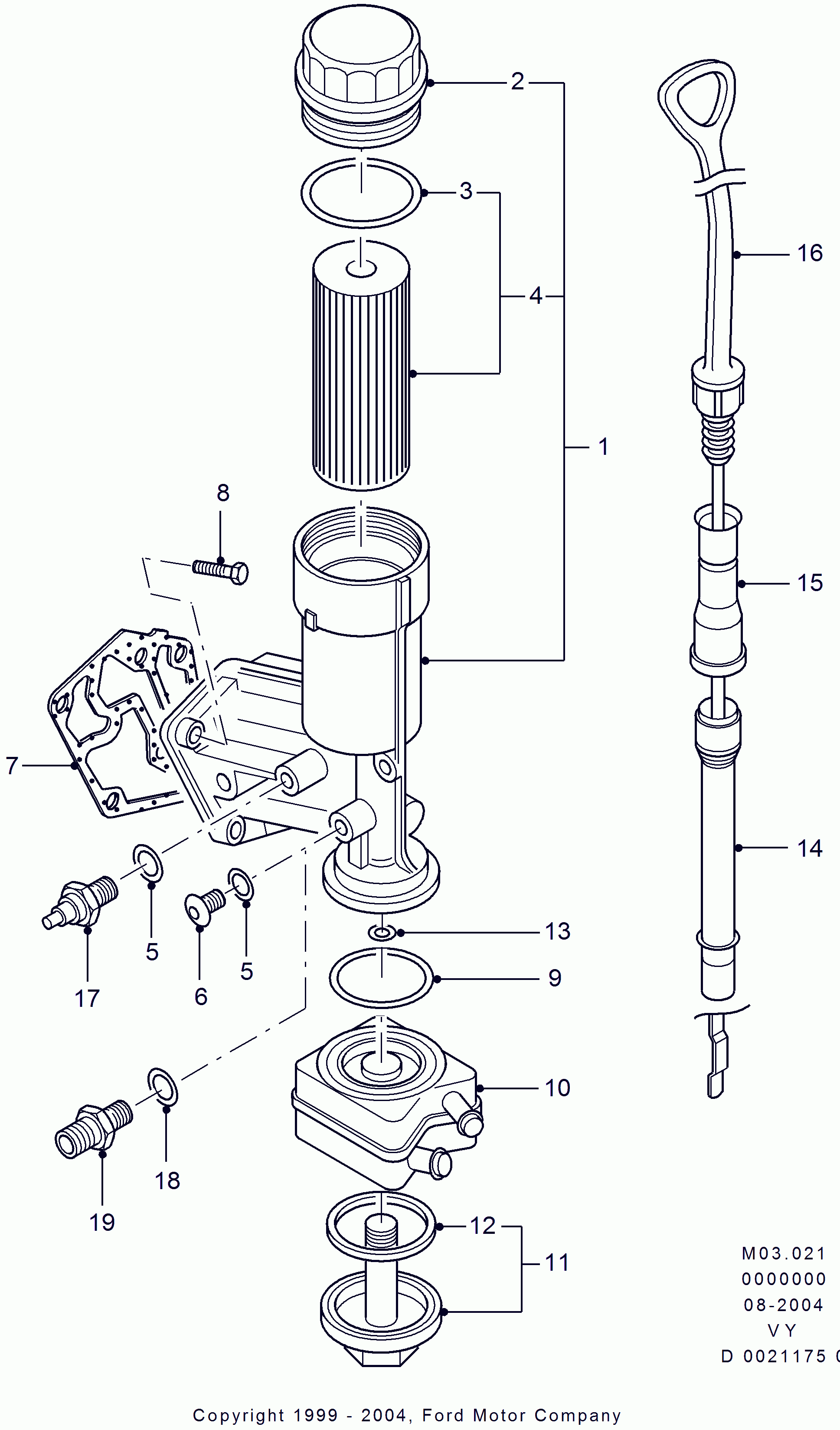 FORD 1461875 - Sensor, presión de aceite parts5.com