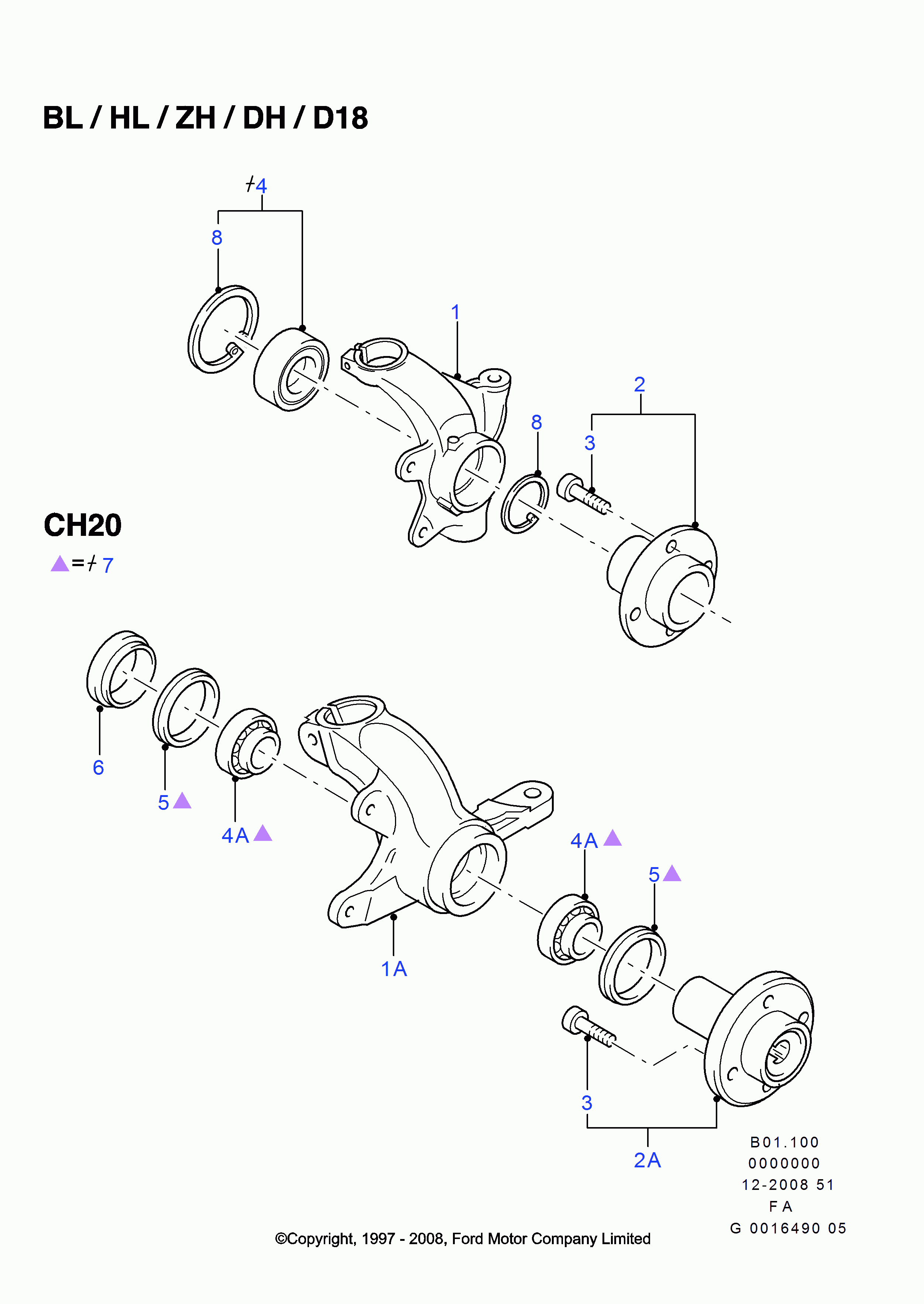 FORD 6484569 - Set rulment roata parts5.com