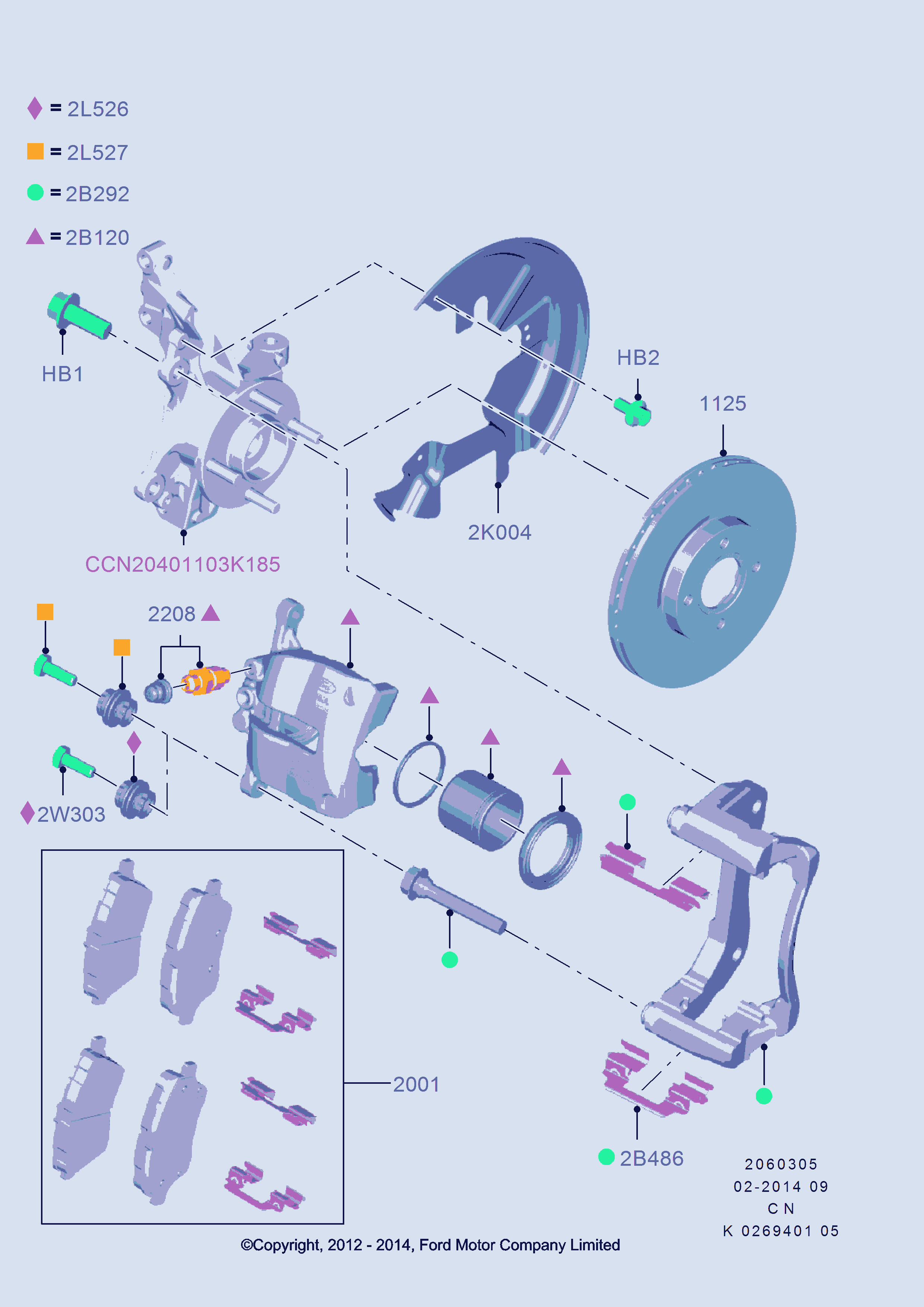 FORD ASIA / OCEANIA 1679853 - Brake Disc parts5.com