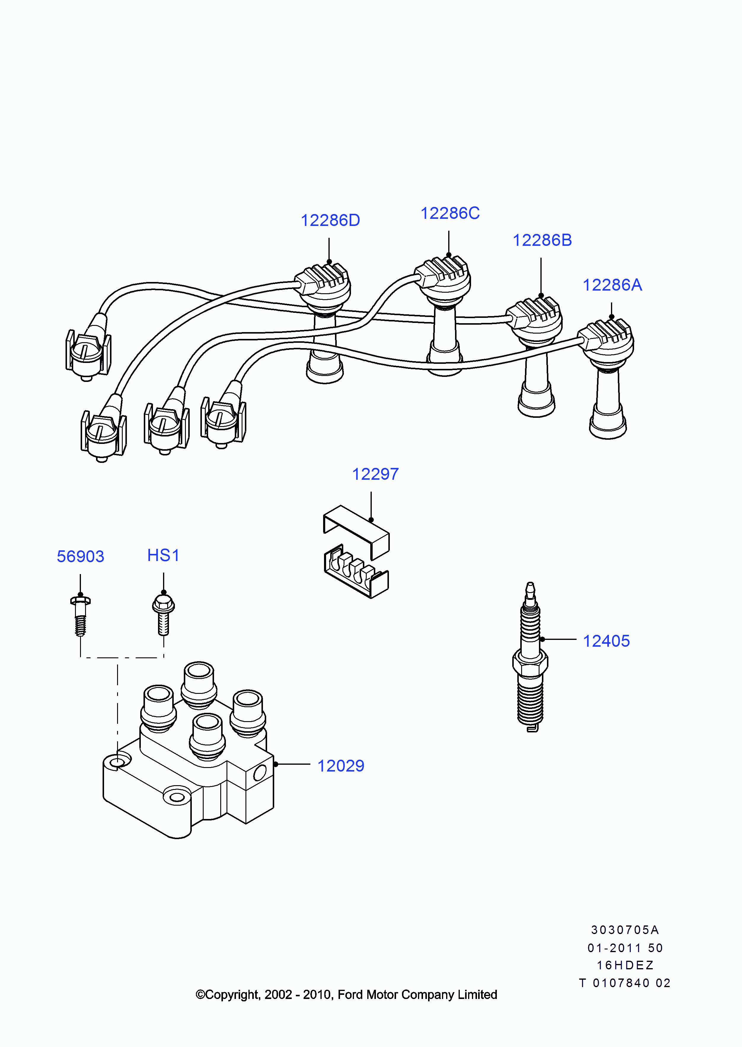 FORD 1493602 - Svećica za paljenje parts5.com