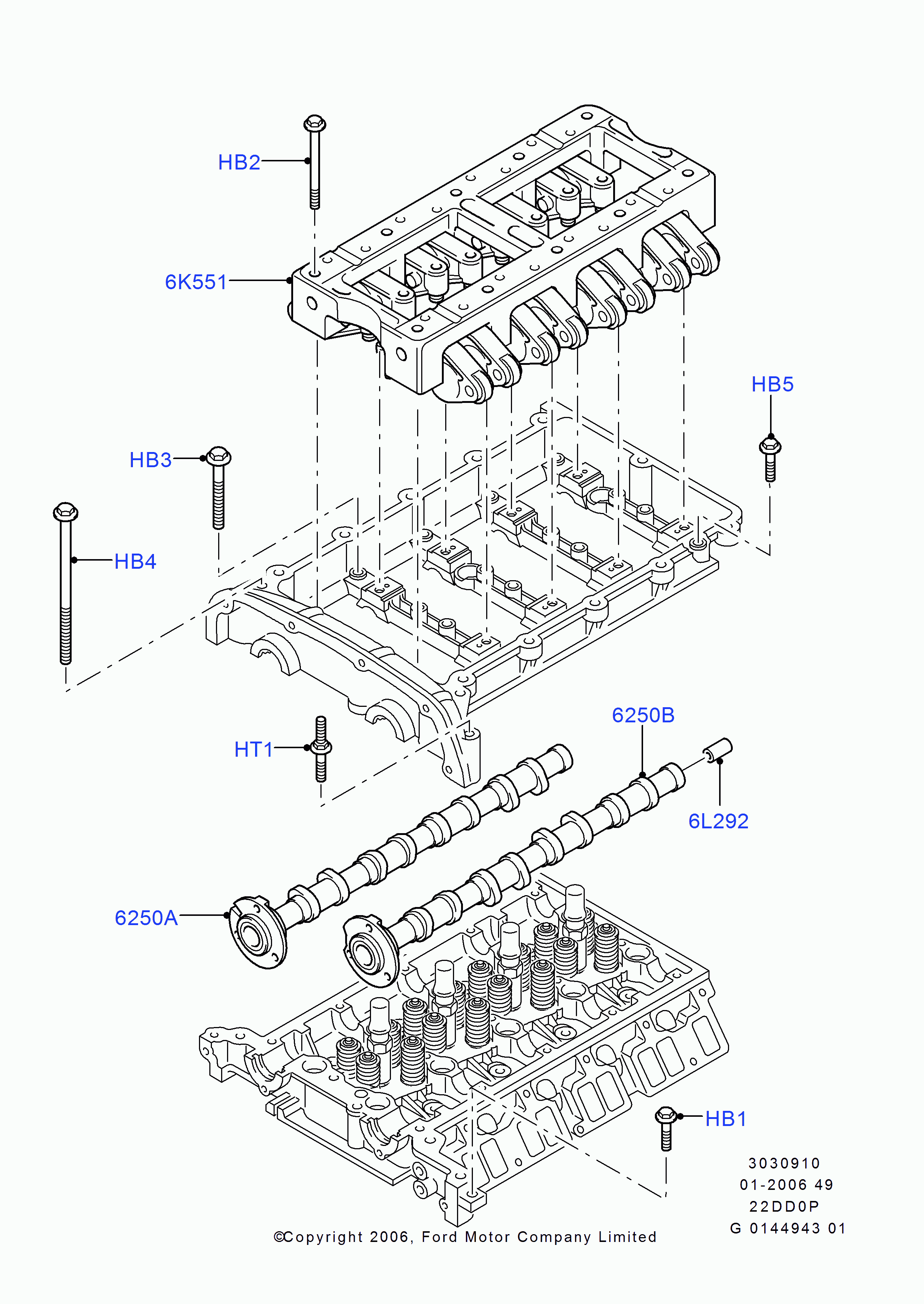 FORD 1372430 - Árbol de levas parts5.com