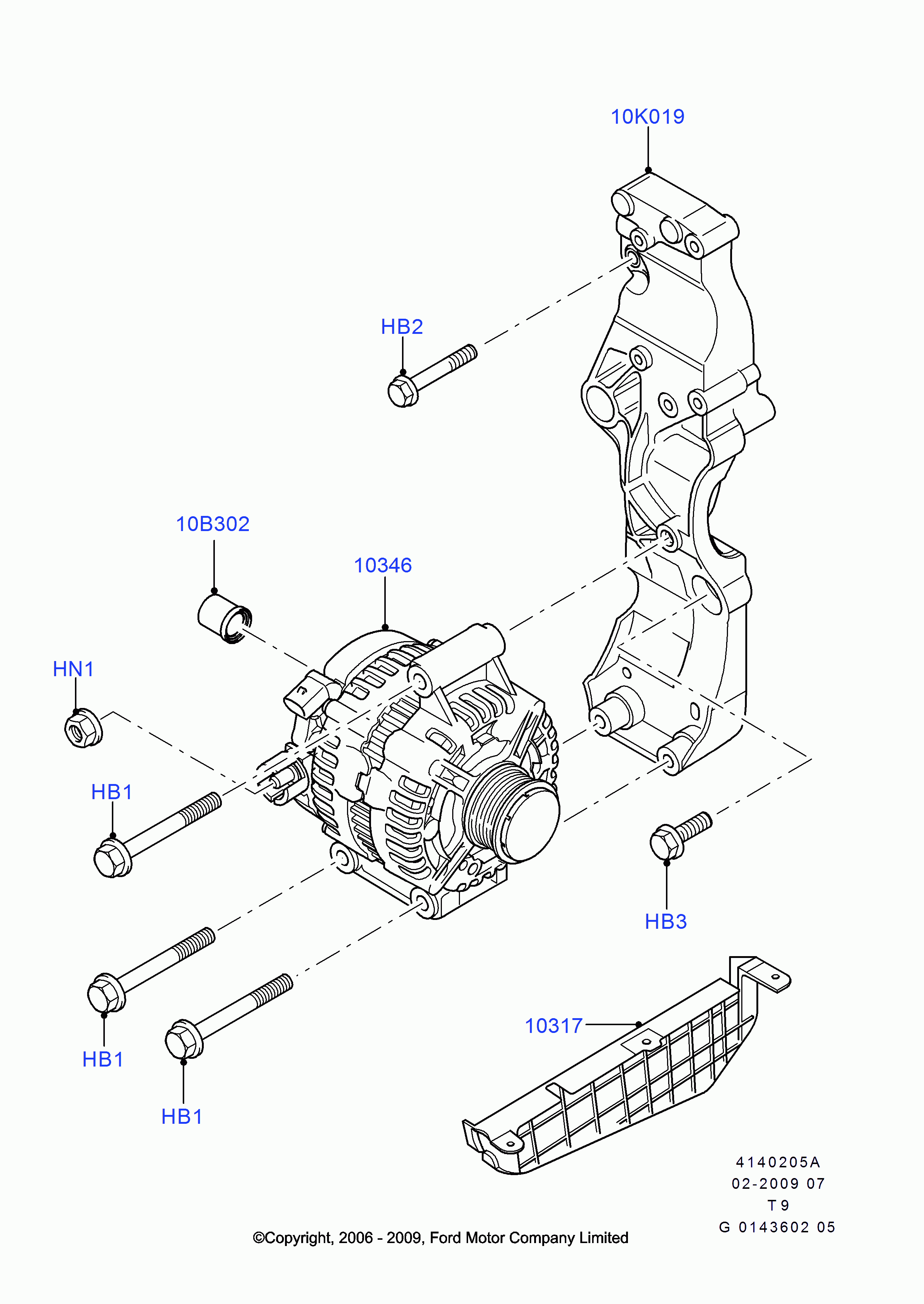 FORD 1 747 021 - Generator / Alternator parts5.com